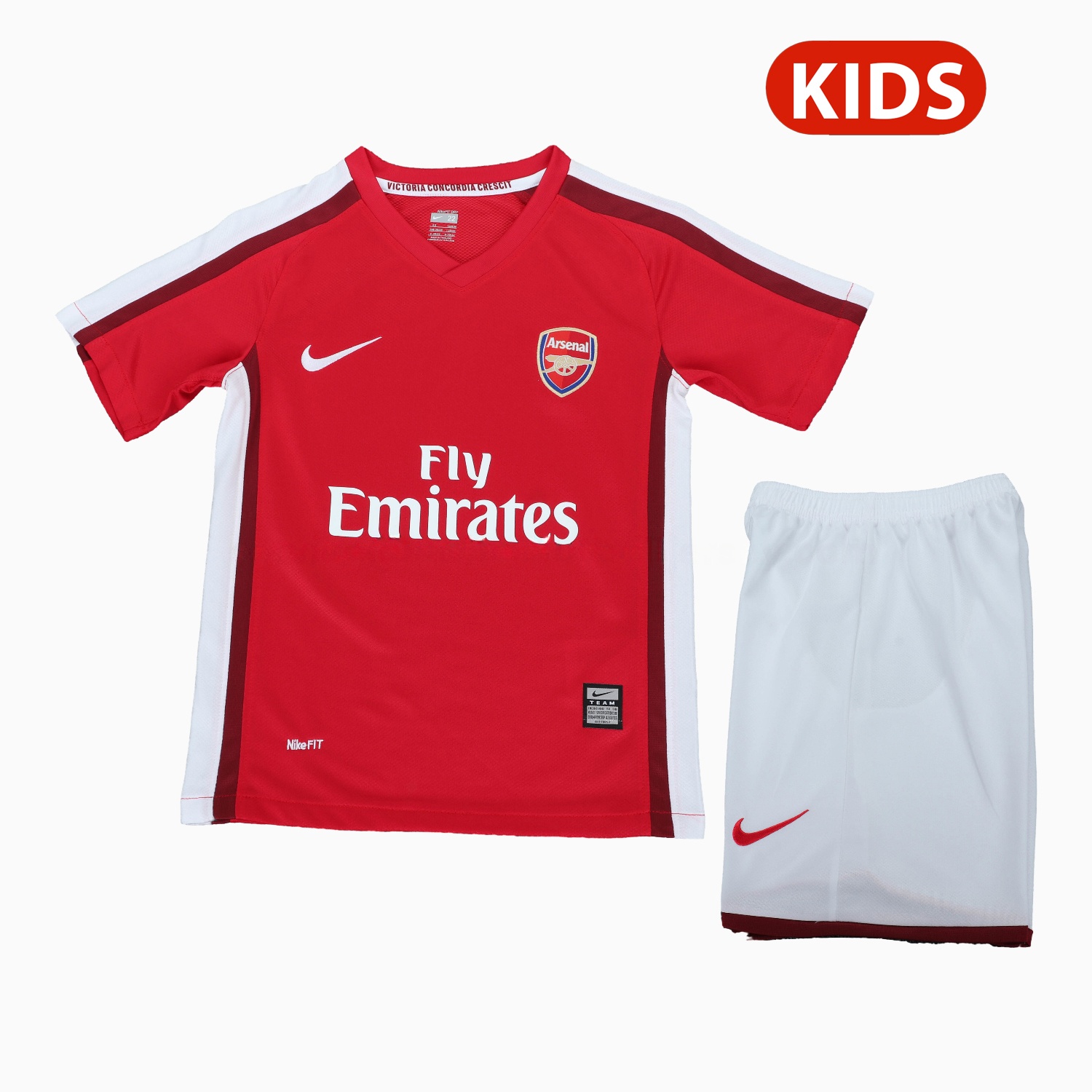 Retro Arsenal 2008-10 Home Kids Kit - ManixJersey