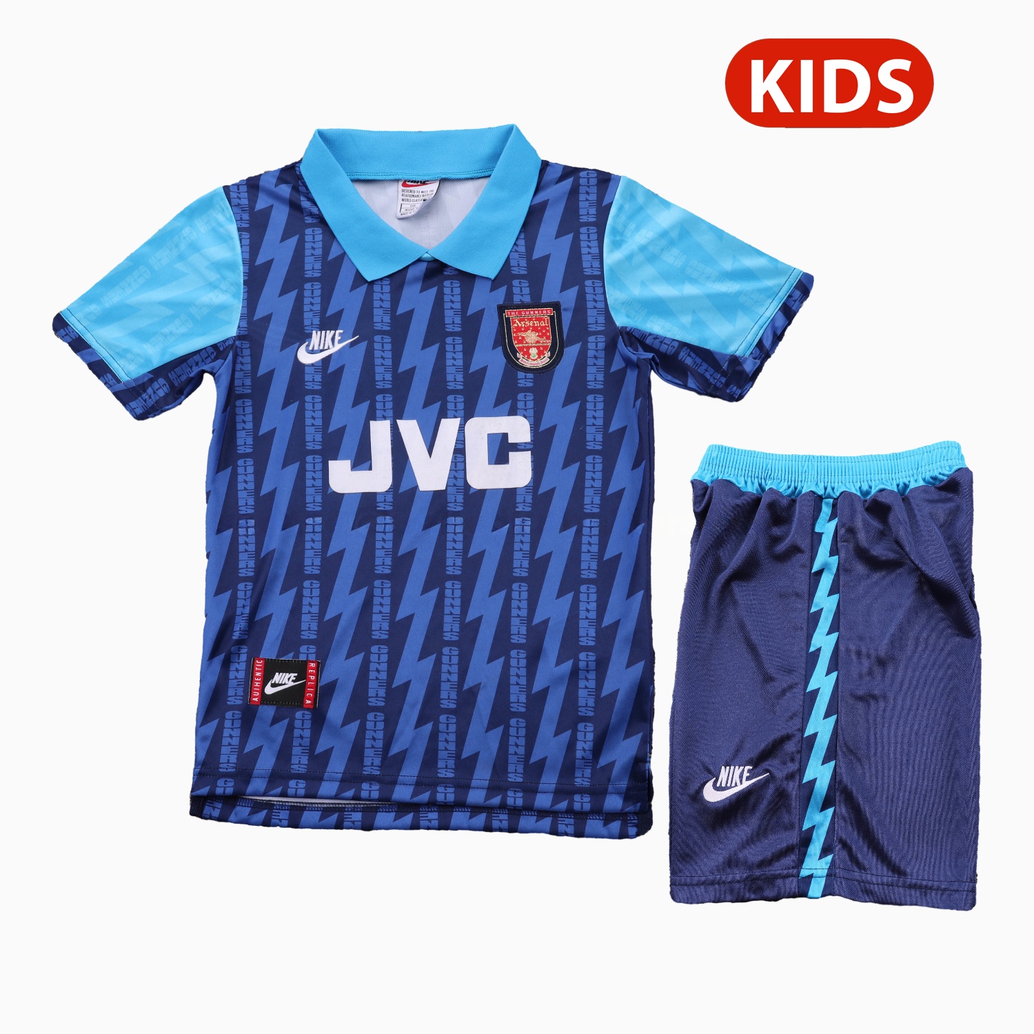 Retro Arsenal 1994-95 Away Kids Kit - ManixJersey