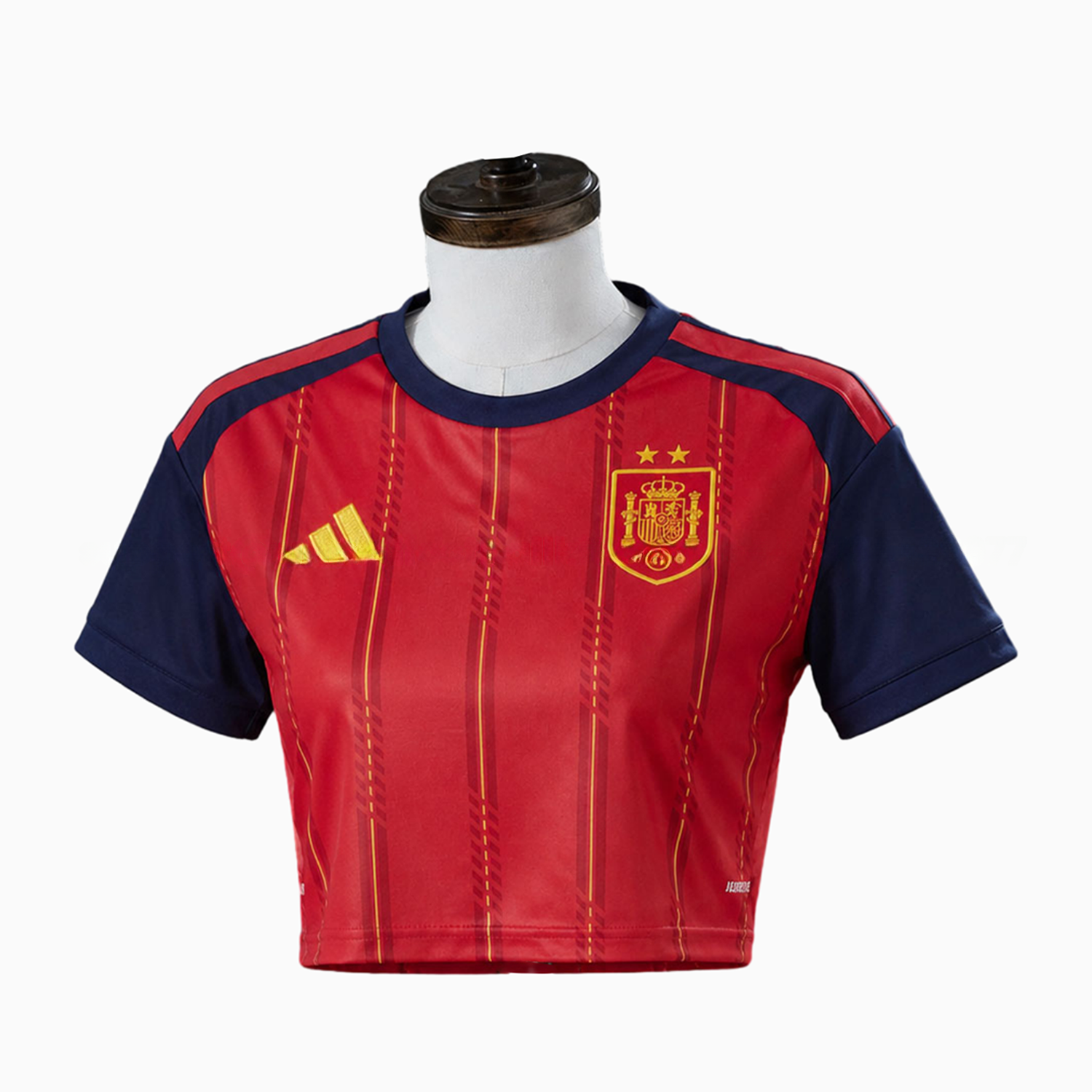 Women's Spain 2026 Home Cropped Jersey - Fans Version - ManixJersey