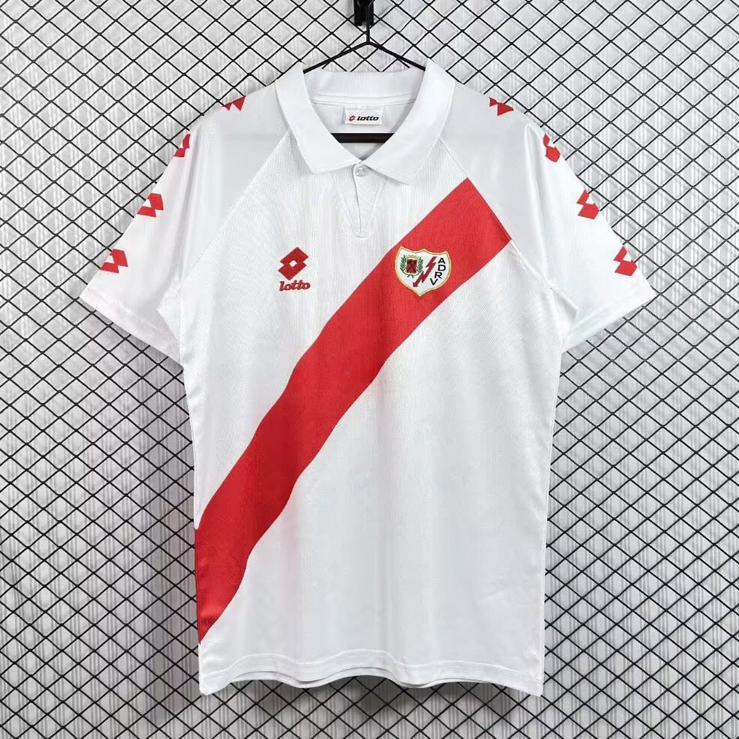 Retro Rayo Vallecano 1991-94 Home Jersey - ManixJersey