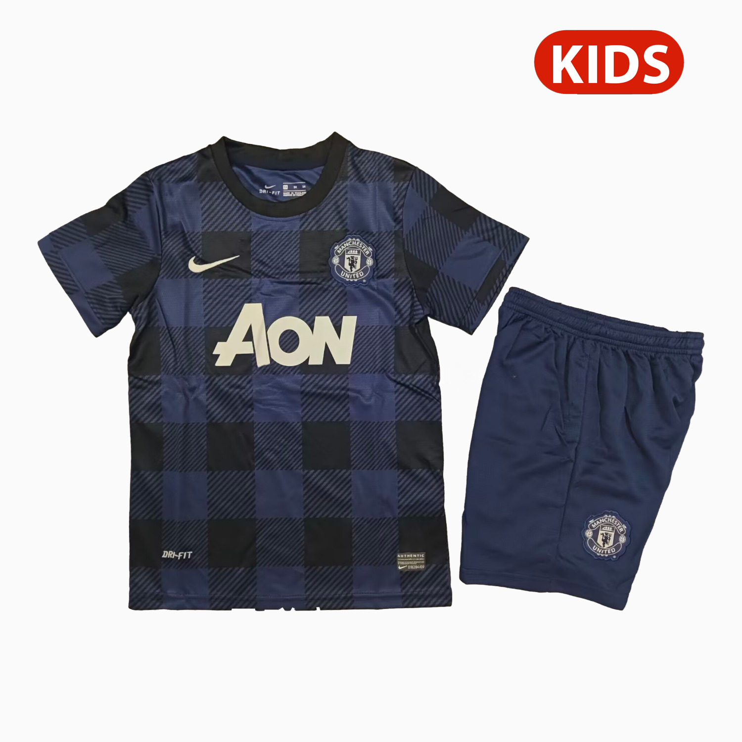 Retro Manchester United 2013-14 Away Kids Kit - ManixJersey