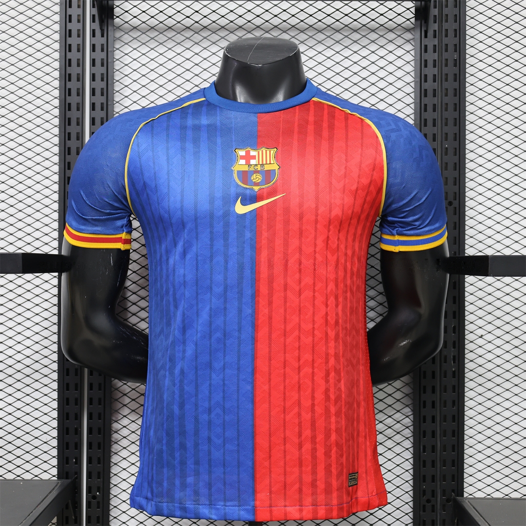 Barcelona 26-27 Red Blue Retro Style Casual Jersey - Player Version - ManixJersey