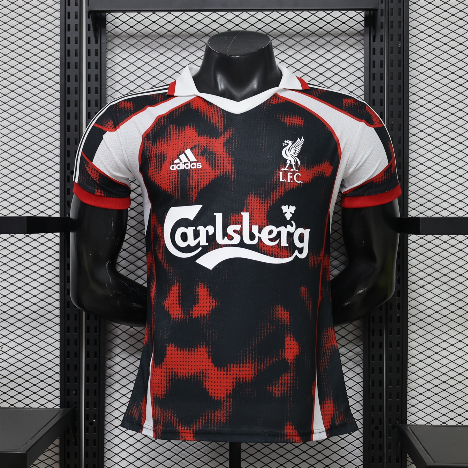 Liver.pool 26-27 Retro Style Black Red Jersey - Player Version - ManixJersey