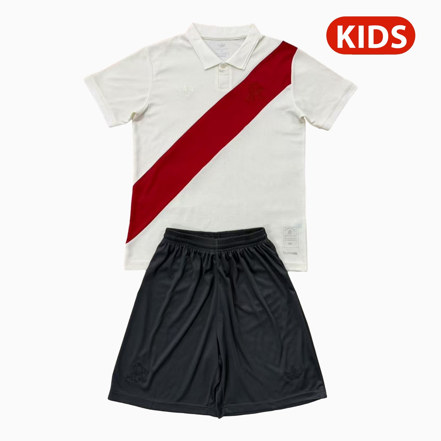 River Plate 26-27 Anniversary White Special Kids Kit - ManixJersey