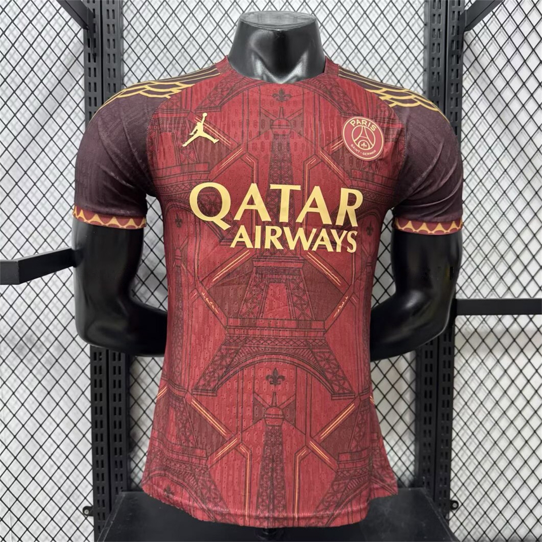 Paris Saint-Germain PSG 25-26 Red Eiffel Tower Concept Special Jersey - Player Version - ManixJersey