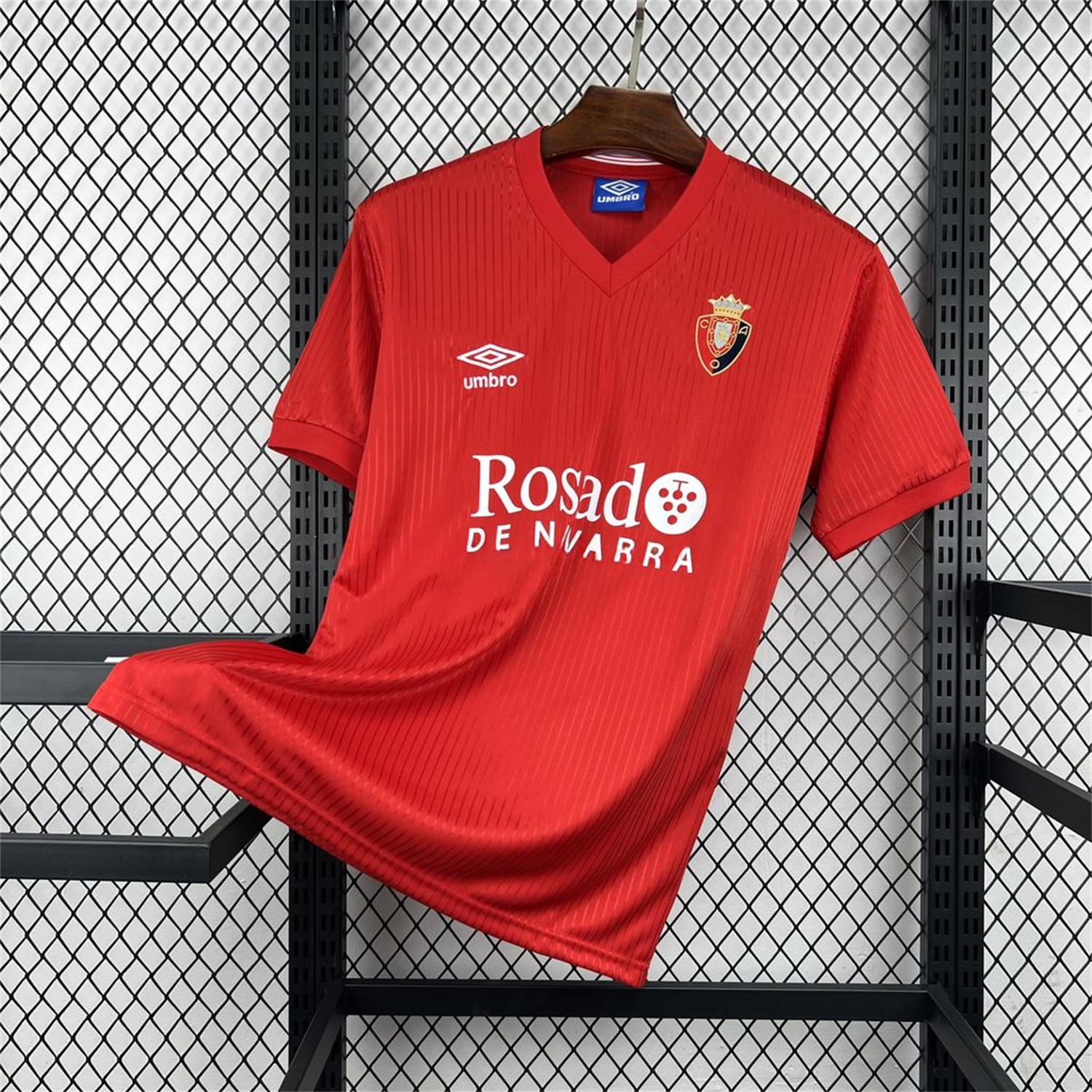 Retro Osasuna 1987-88 Home Jersey - Fans Version - ManixJersey