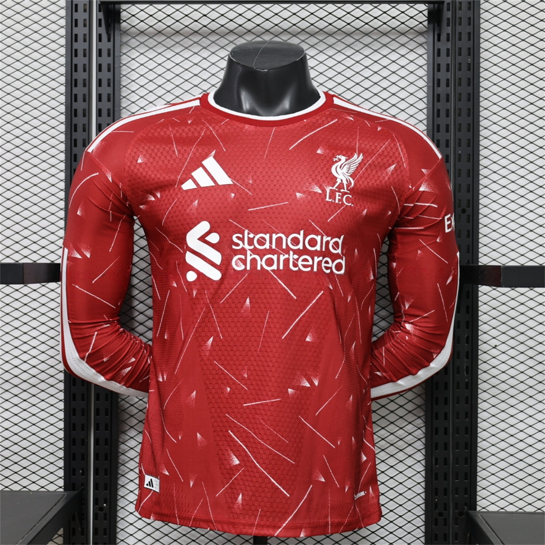 Liver.pool 26-27 Home Long Sleeves Jersey - Player Version - ManixJersey
