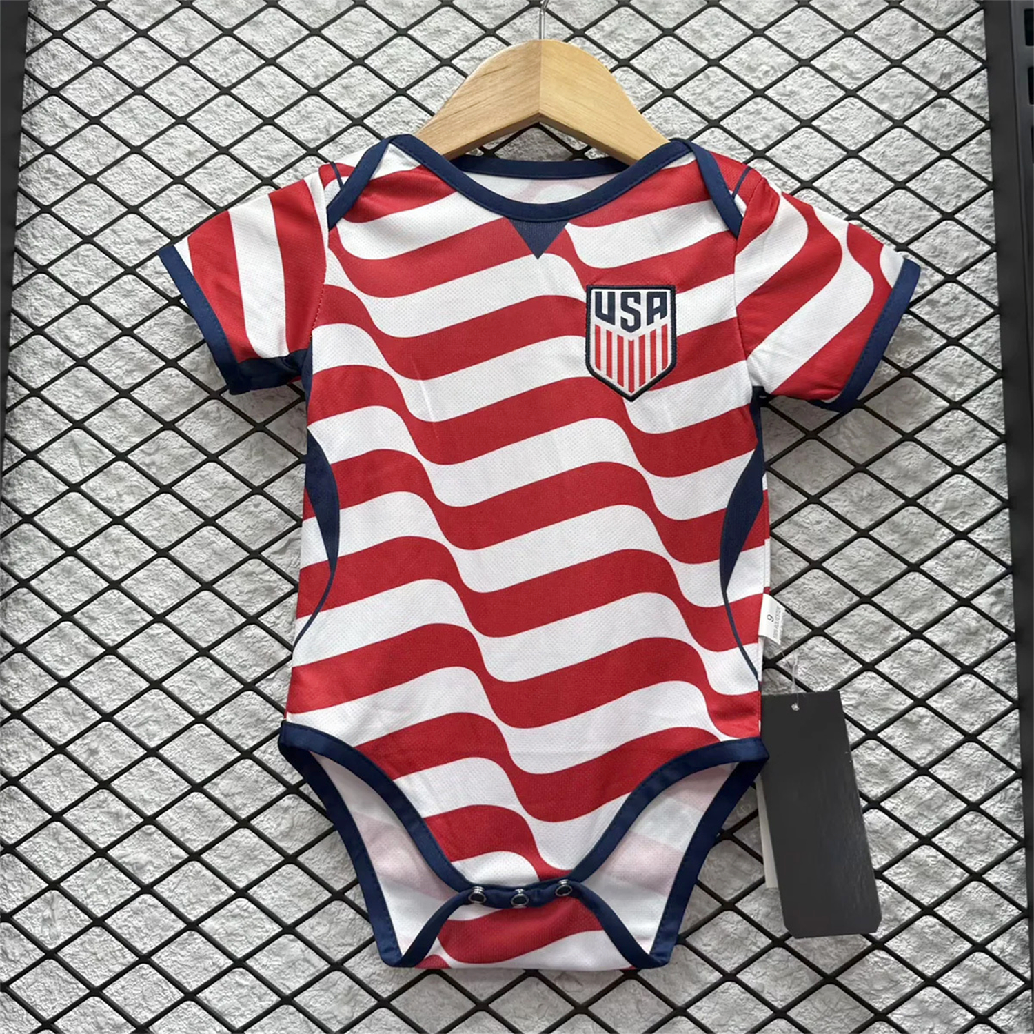 【Stripes on Both Sides】United States USA 2026 Home Baby Crawling Suit - ManixJersey