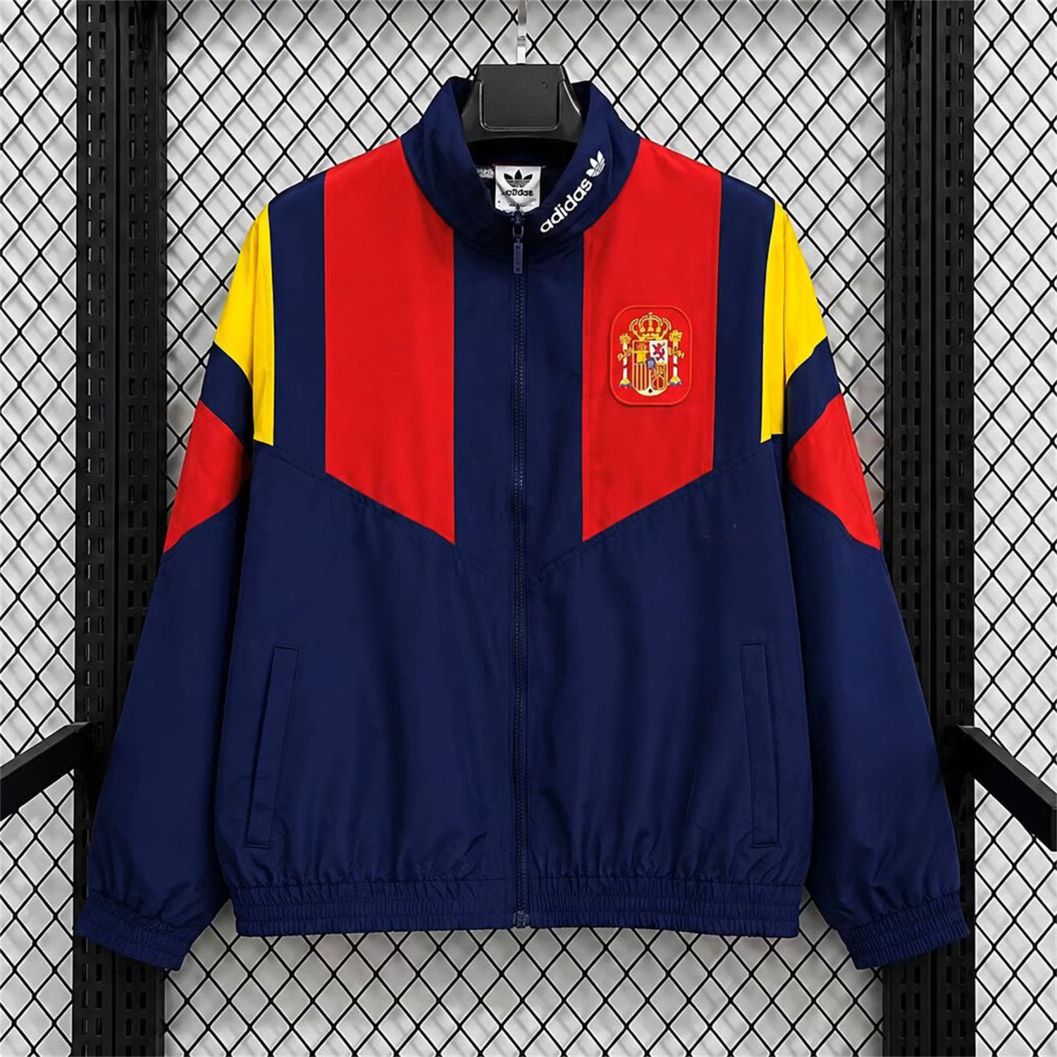 Spain 2026 EQT Windbreaker Jackety - Blue - ManixJersey