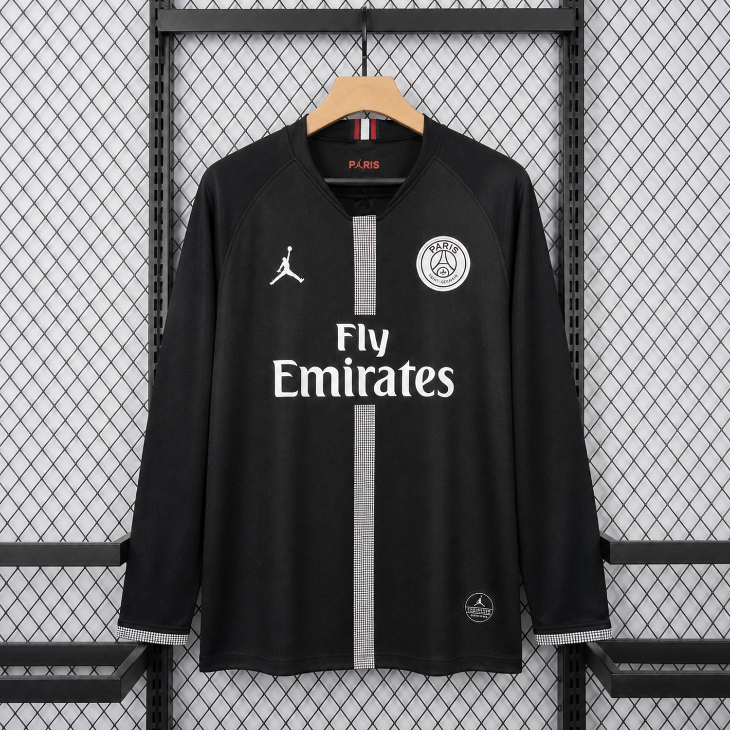 Retro Paris Saint-Germain PSG 2018-19 Champions League Home Long Sleeves Jersey - ManixJersey