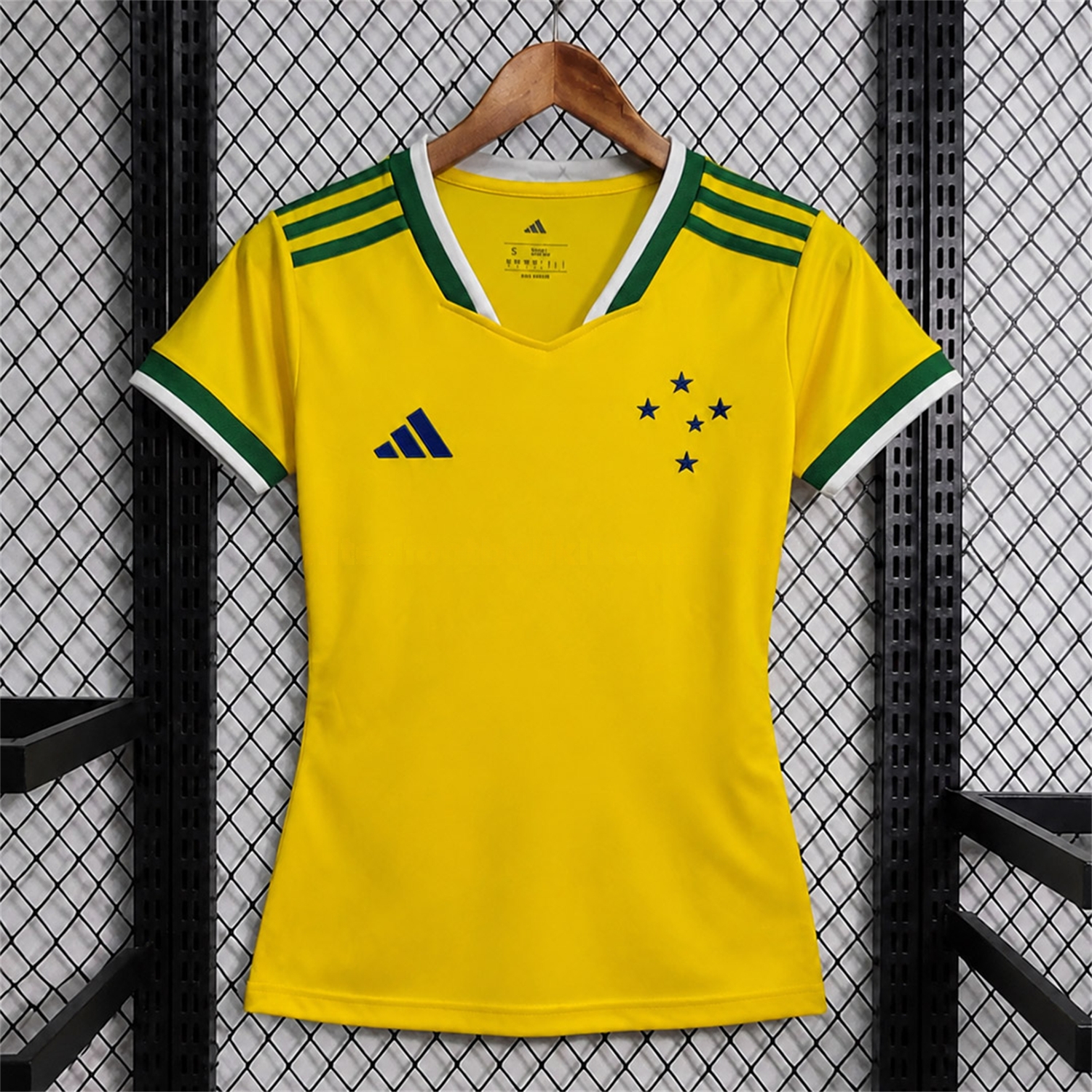 Women's Cruzeiro 26-27 Yellow With Black Edges Special Jersey - Fans Version - ManixJersey