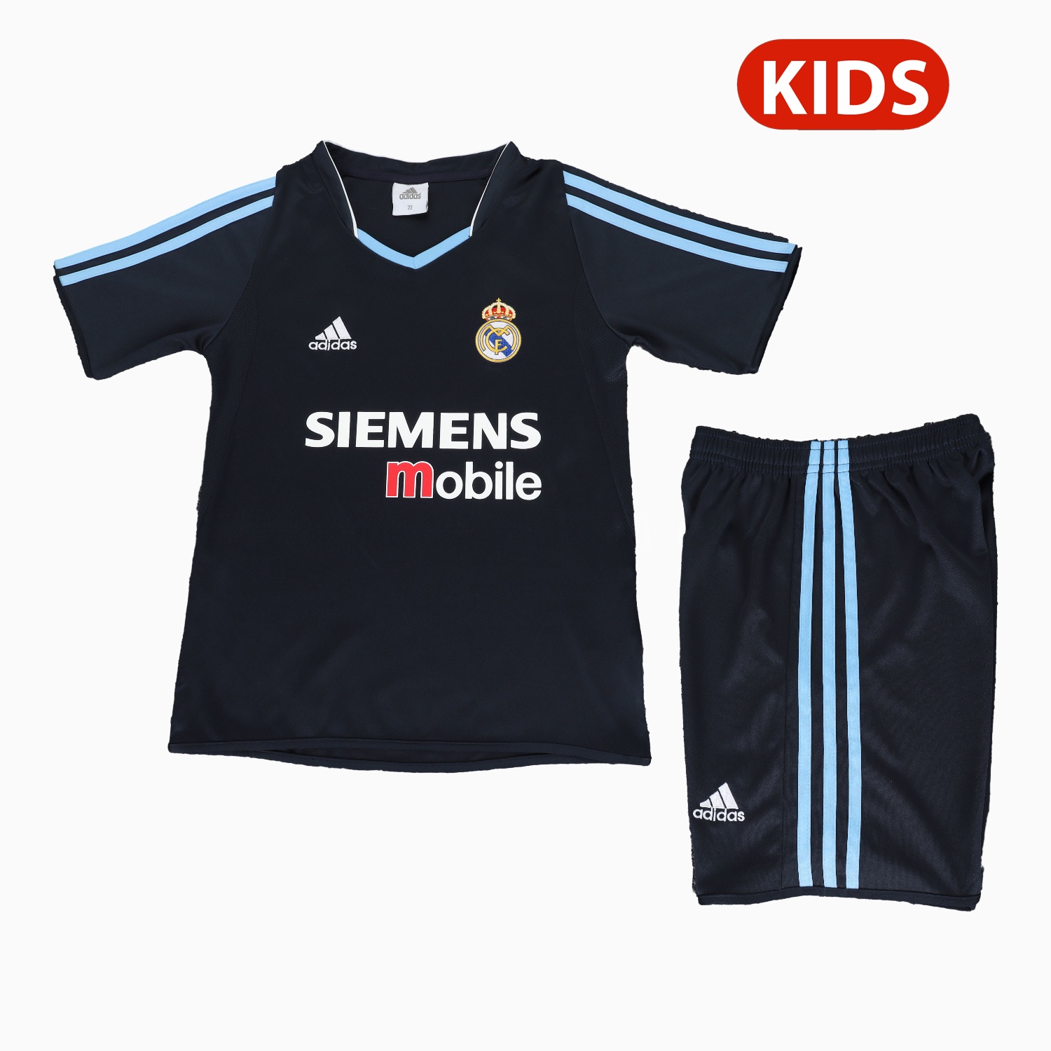 Retro Real Madrid 03-04 Away Kids Kit - ManixJersey