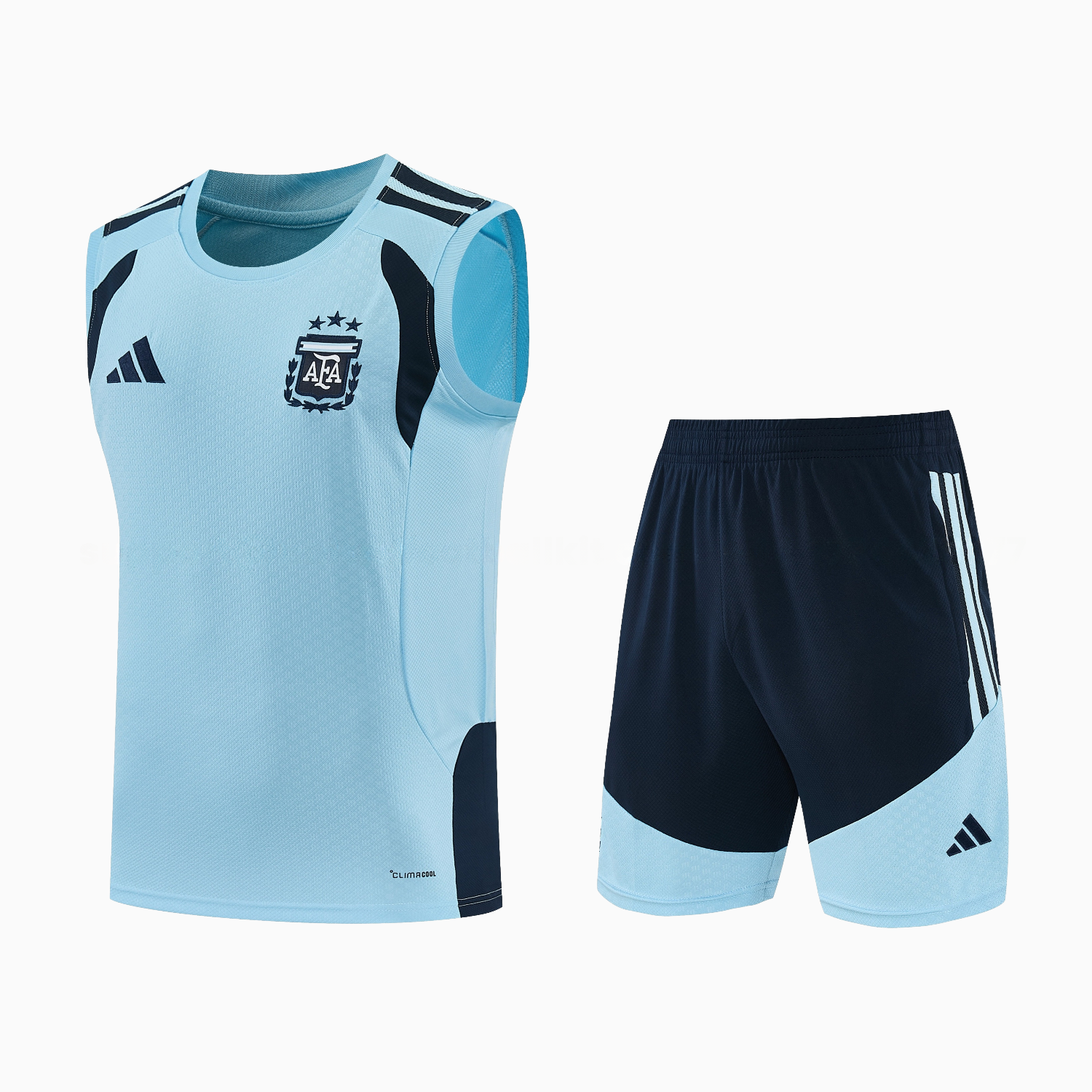Argentina 2026 Vest Training Set - Light Blue Top & Dark Blue Pants - ManixJersey