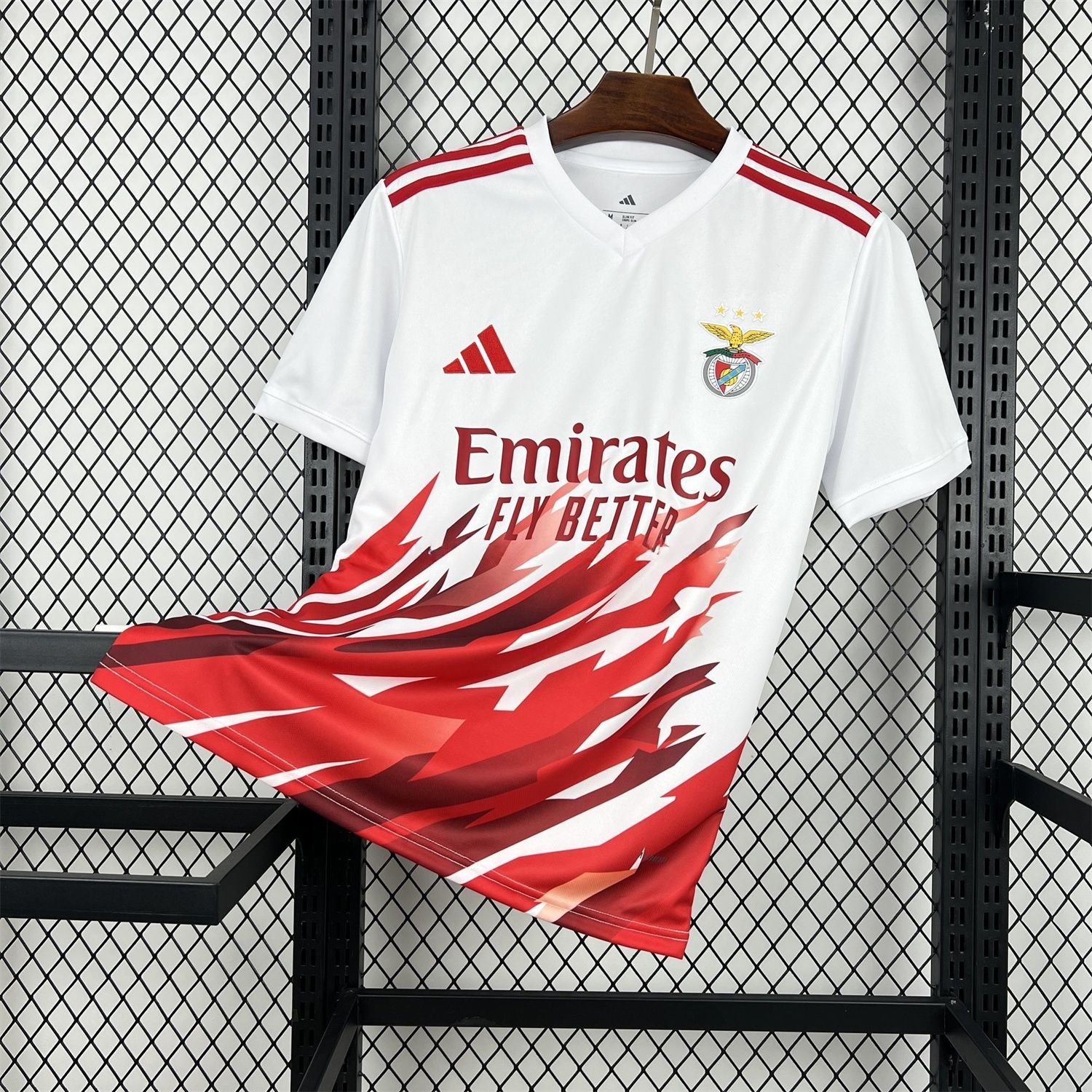 Benfica 25-26 Red And White Jersey - Fans Version - ManixJersey