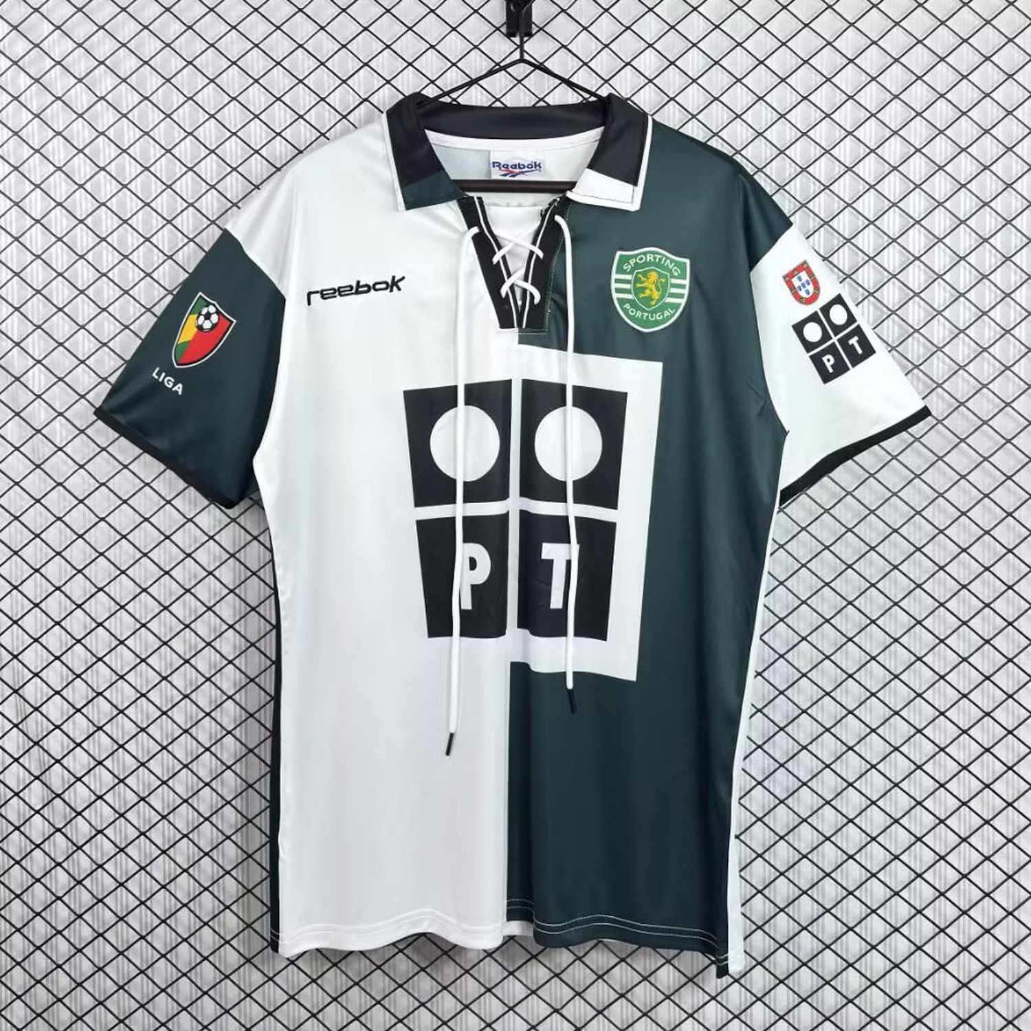Retro Sporting CP 2002-03 Third White Jersey - ManixJersey