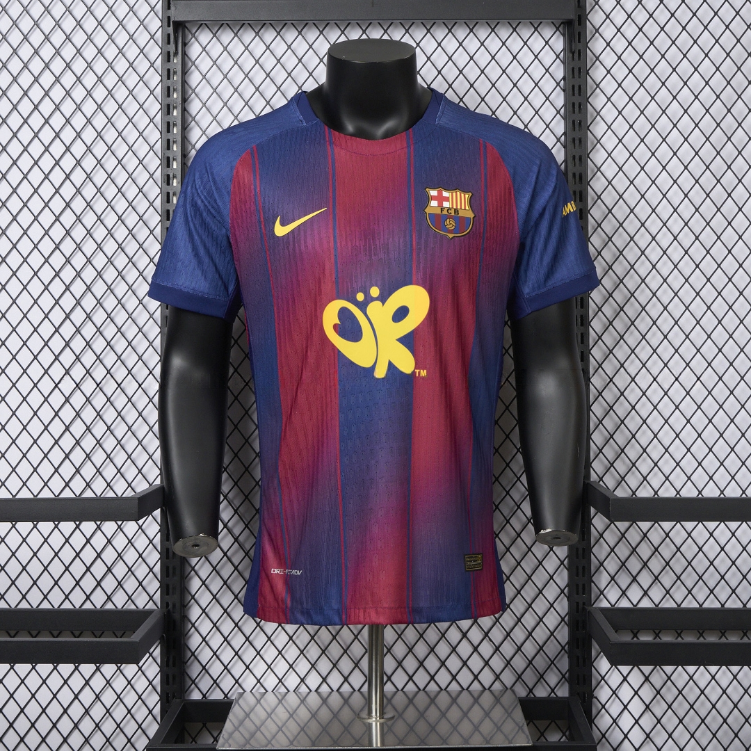Barcelona 25-26 x Olivia Rodrigo Co-Branded Home Jersey - Player Version - ManixJersey