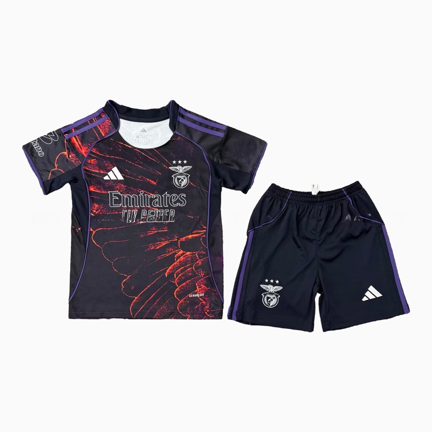 Benfica 26-27 Black Red Special Men's Adult Jersey Set - Fans Version - ManixJersey