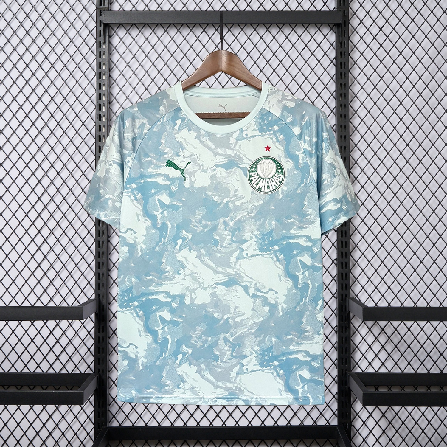 Palmeiras 26-27 Light Mint Blue Pre-Match Jersey - Fans Version - ManixJersey