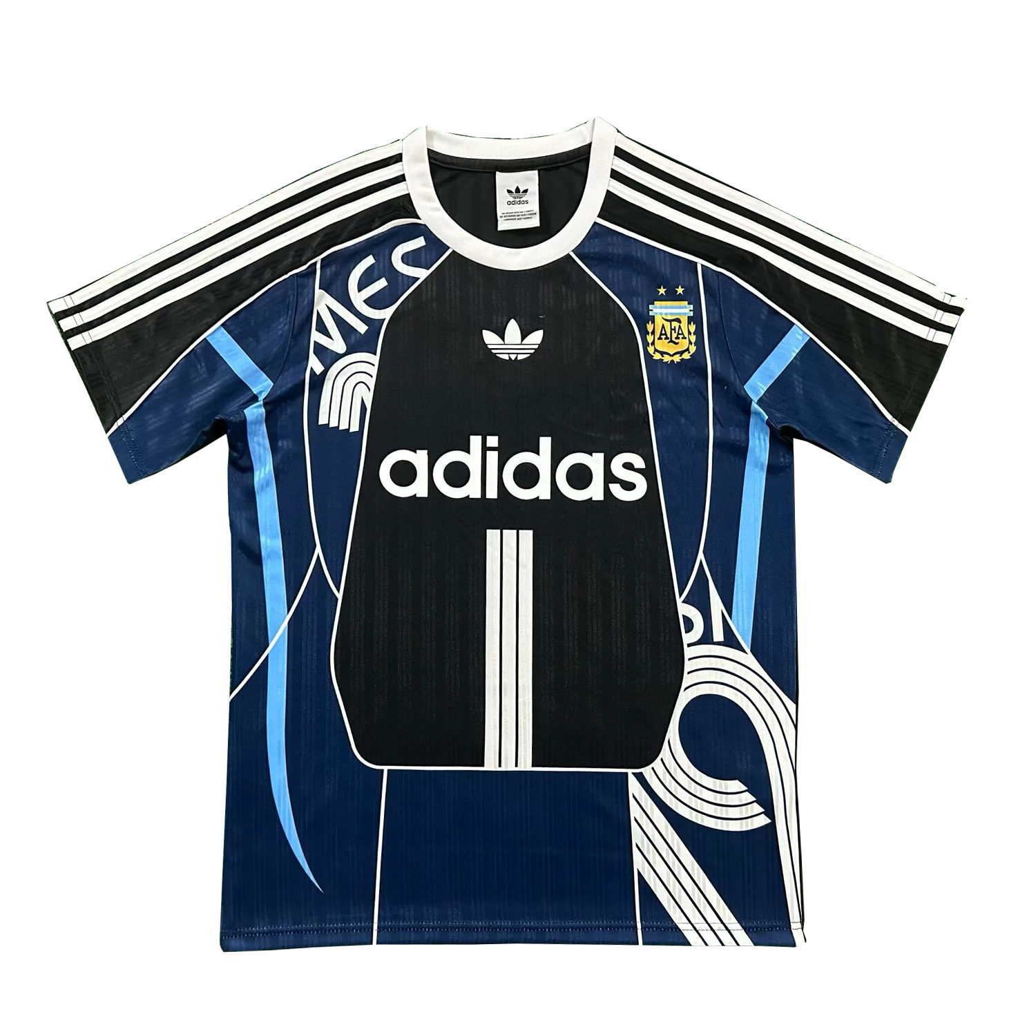 Argentina 2026 Adidas Originals Retro Style Blue Black Jersey - Fans Version - ManixJersey