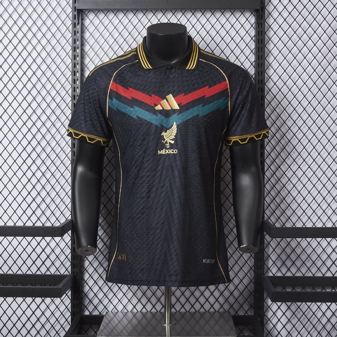 Mexico 25-26 Red And Green Chest Lines Special Jersey - Player Version - ManixJersey