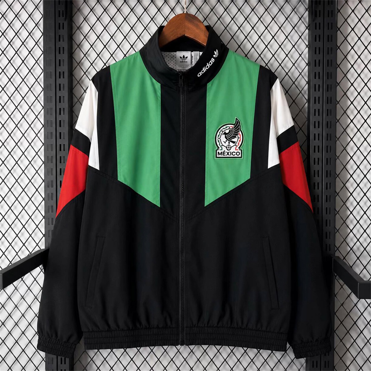 Mexico 2026 EQT Windbreaker Jacket - Black Green - ManixJersey