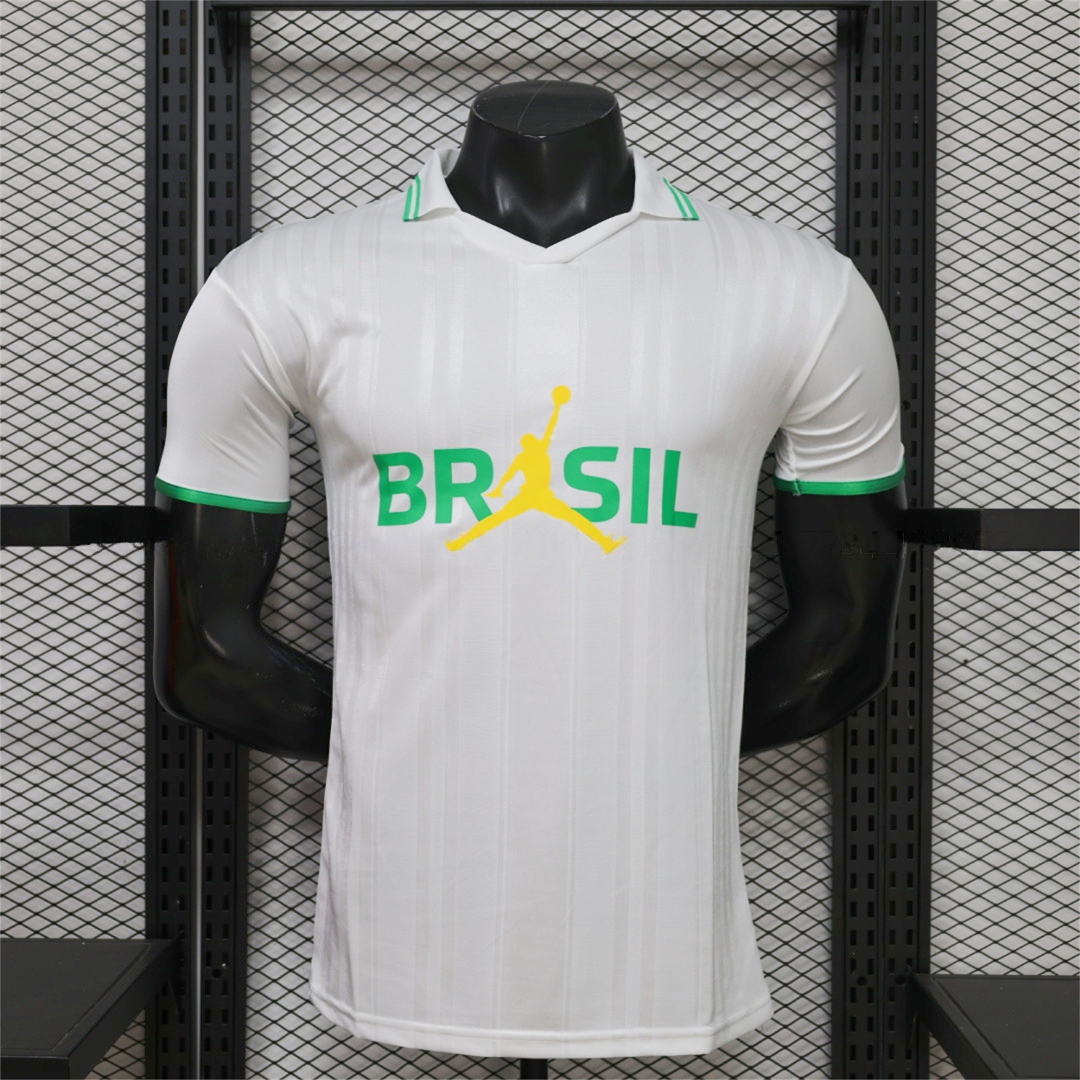 Brazil 2026 Jordan Whtie Special Jersey - Fans Version - ManixJersey