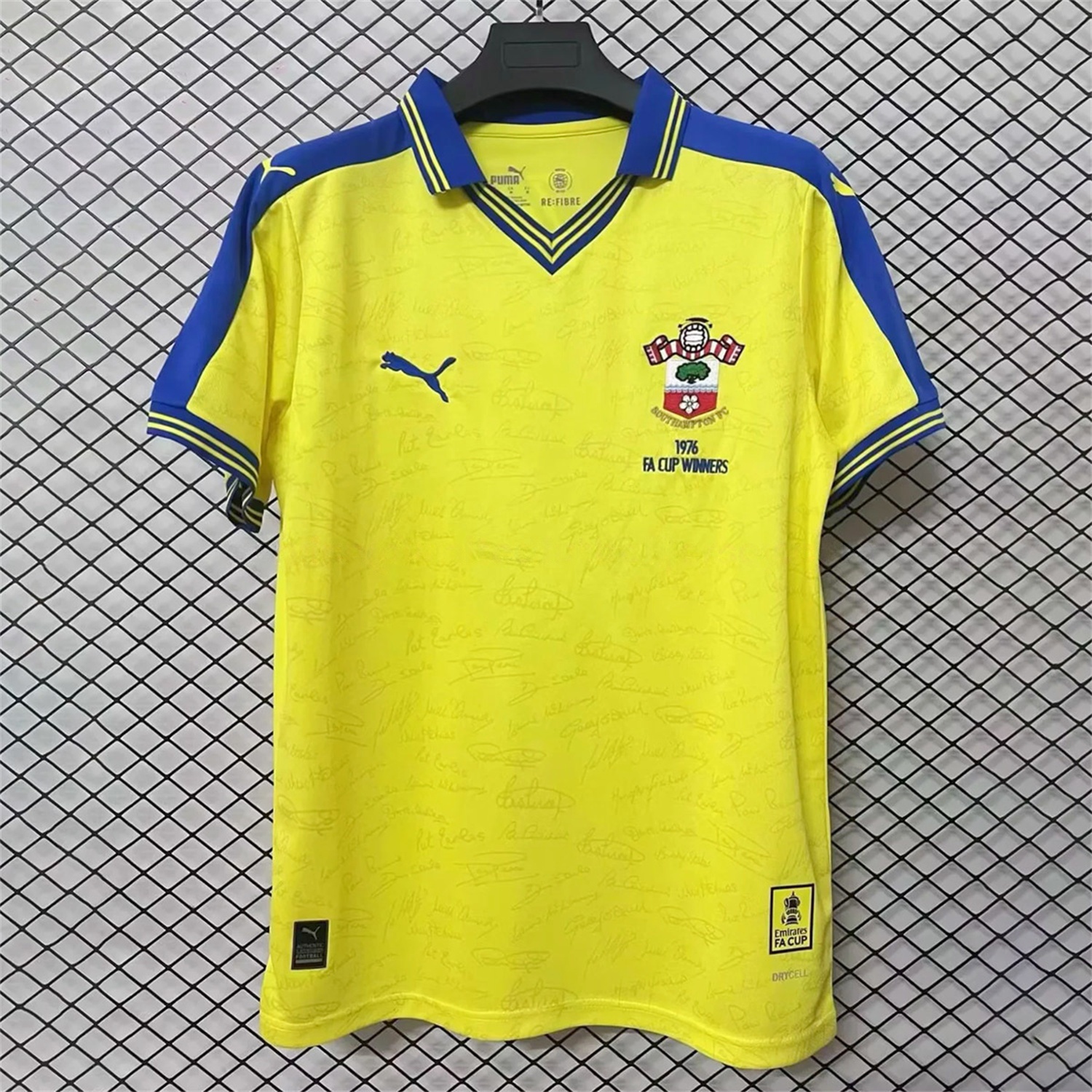 Southampton 26-27 50th Anniversary Yellow Jersey - Fans Version - ManixJersey