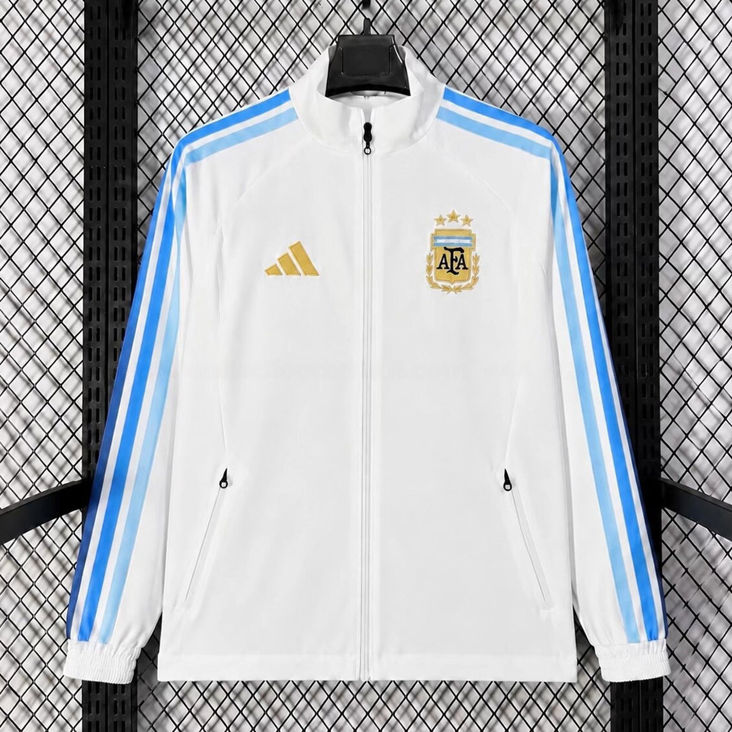 Argentina 2026 White Blue Anthem Windbreaker - ManixJersey