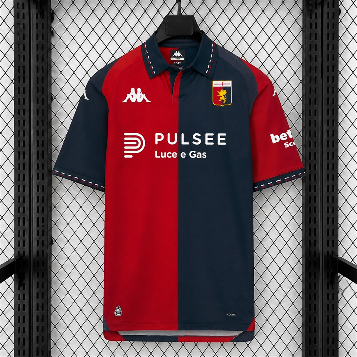 Genoa 26-27 Home Red Black Jersey - Fans Version - ManixJersey