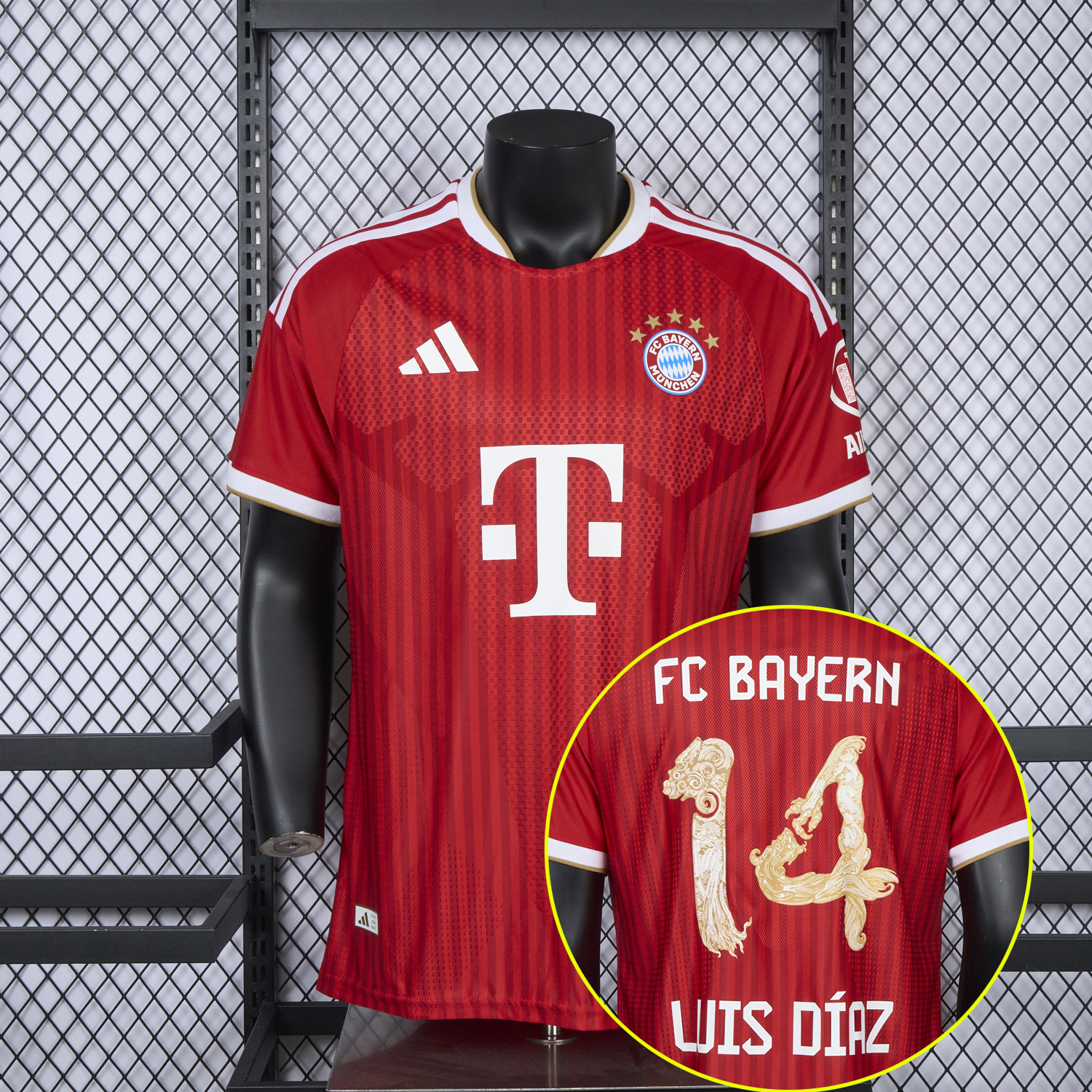 【Hong Kong Version Font】Bayern Munich 26-27 Home Jersey - Player Version - ManixJersey
