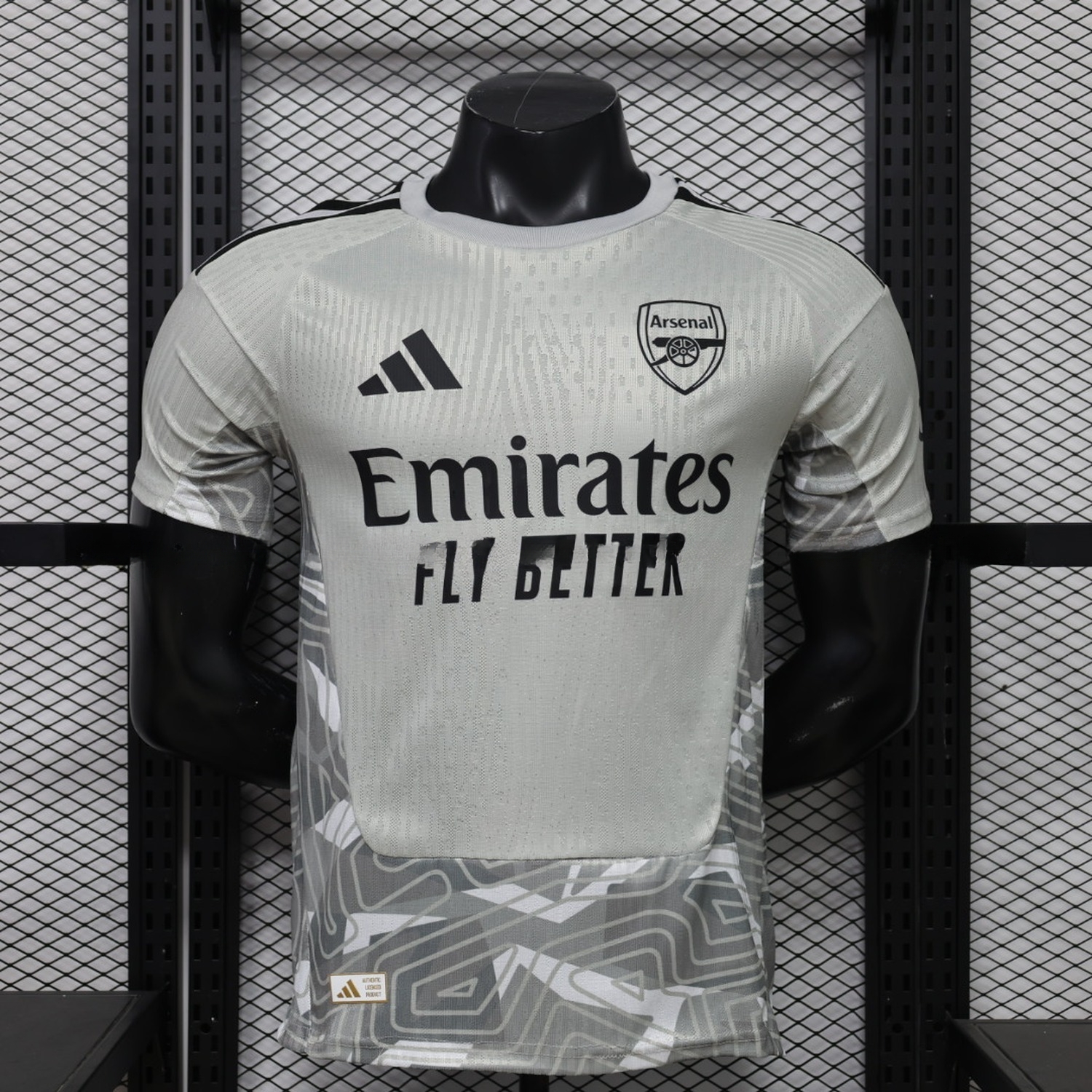 Arsenal 26-27 Goalkeeper Grey White Jersey - Player Version - ManixJersey