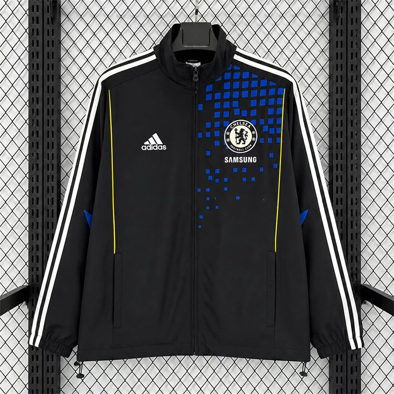 Retro C.H.E.L.S.E.A 2011-12 Windbreaker Jacket - Black - ManixJersey