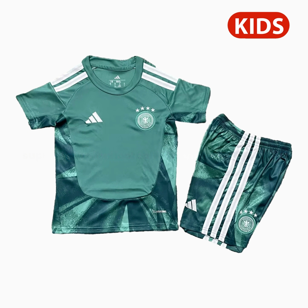 Germany 2026 Goalkeeper Green Kids Kit - ManixJersey