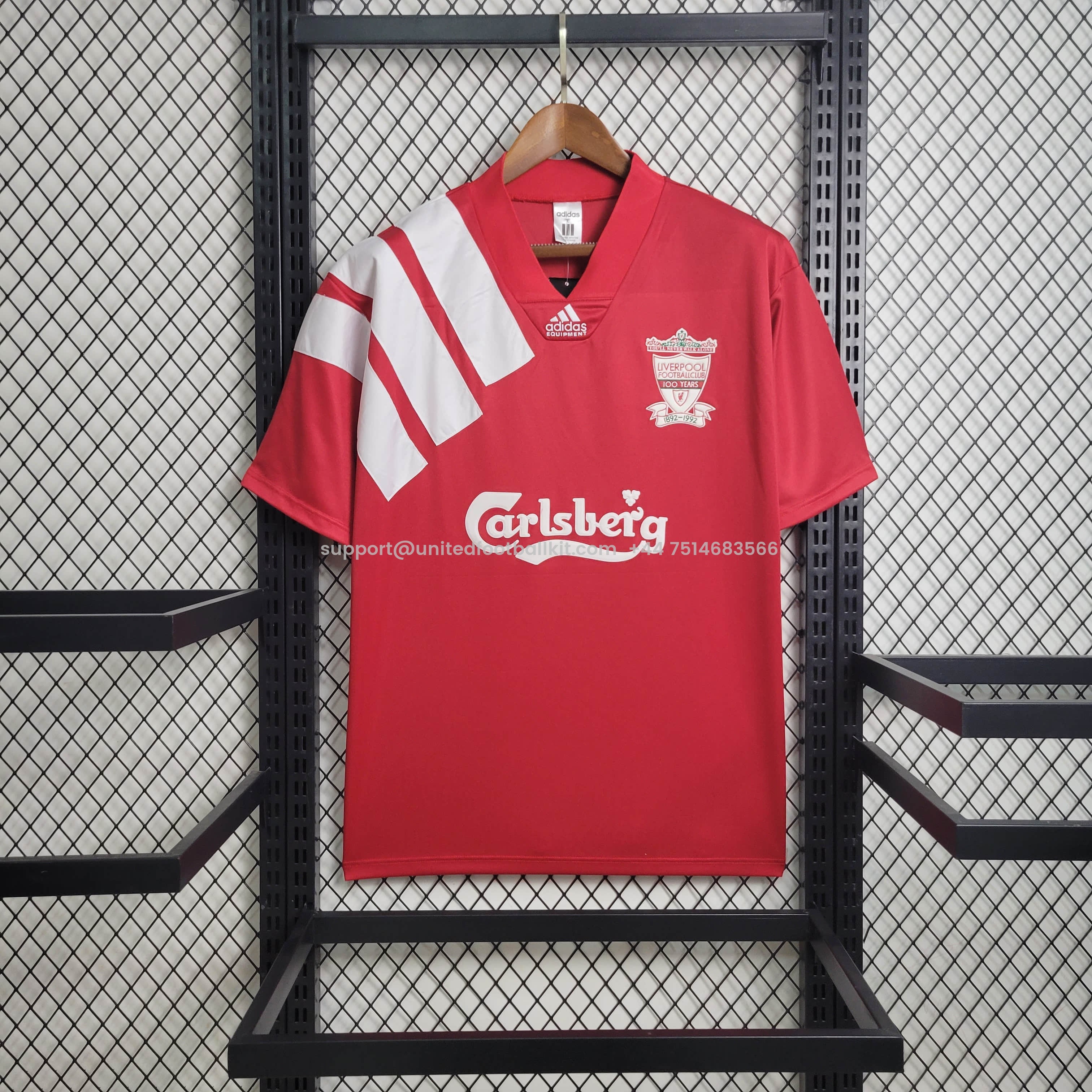 Retro Liver.pool 1992-93 100 YEARS Home Stadium Jersey - ManixJersey