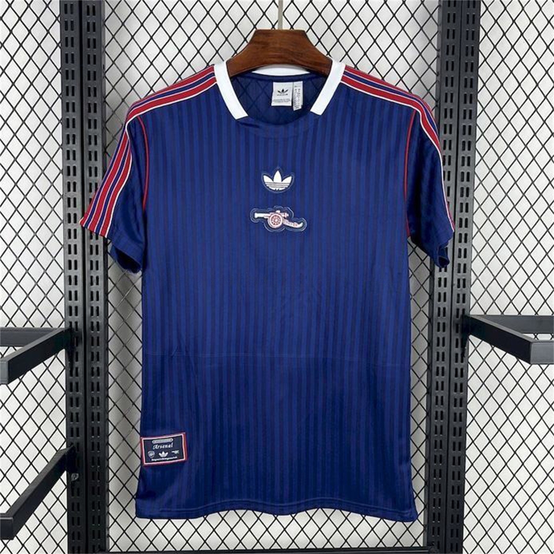 Arsenal 25-26 Blue With Red Stripes Special Jersey - Fans Version - ManixJersey