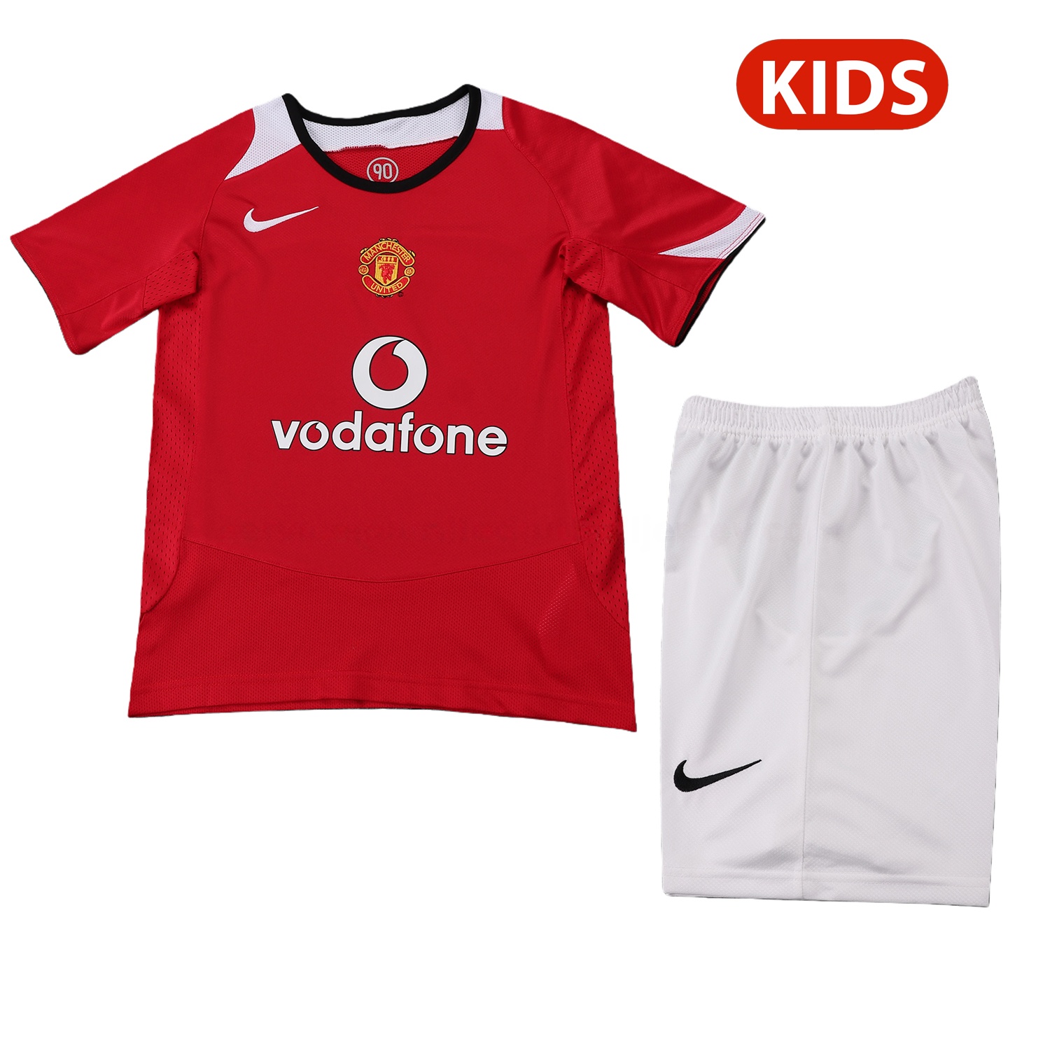 Retro Manchester United 2005-06 Home Kids Kit - ManixJersey