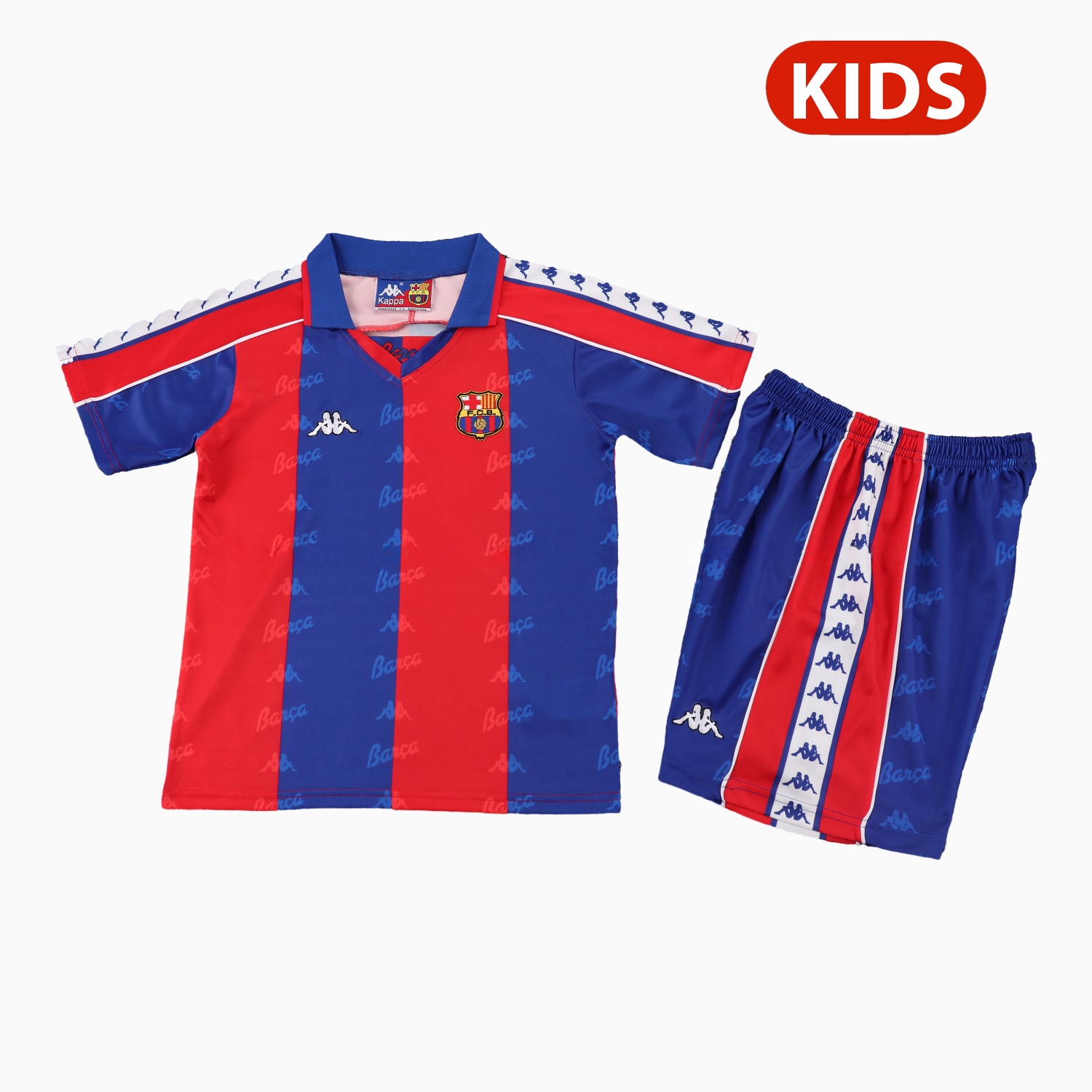 Retro Barcelona 1992-95 Home Kids Kit - ManixJersey
