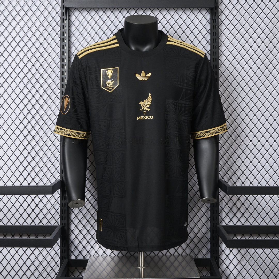 Mexico 2025 Gold Cup Home Black Jersey - Player Version - ManixJersey