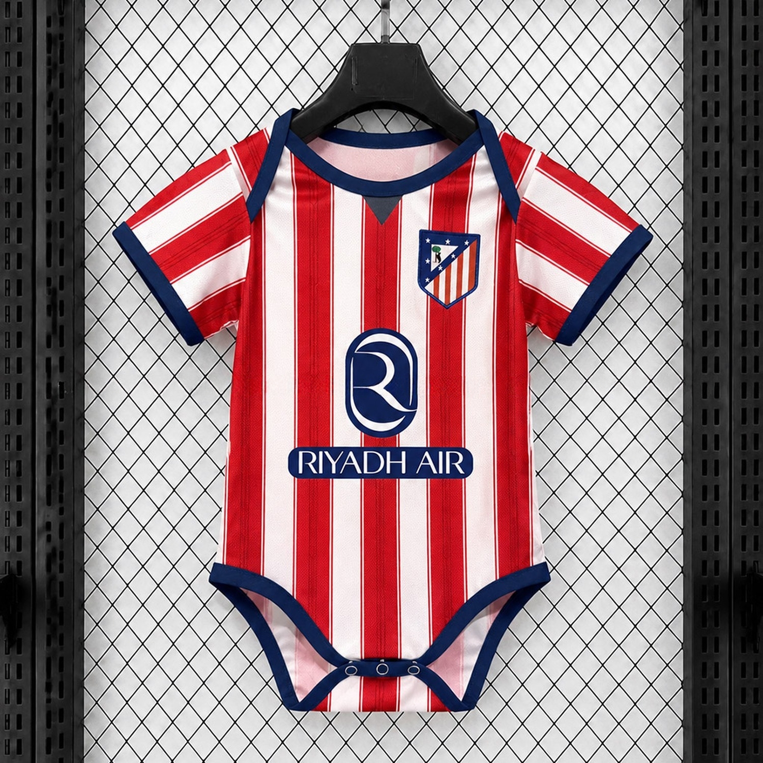 Atletico Madrid 26-27 Home Baby Crawling Suit - ManixJersey
