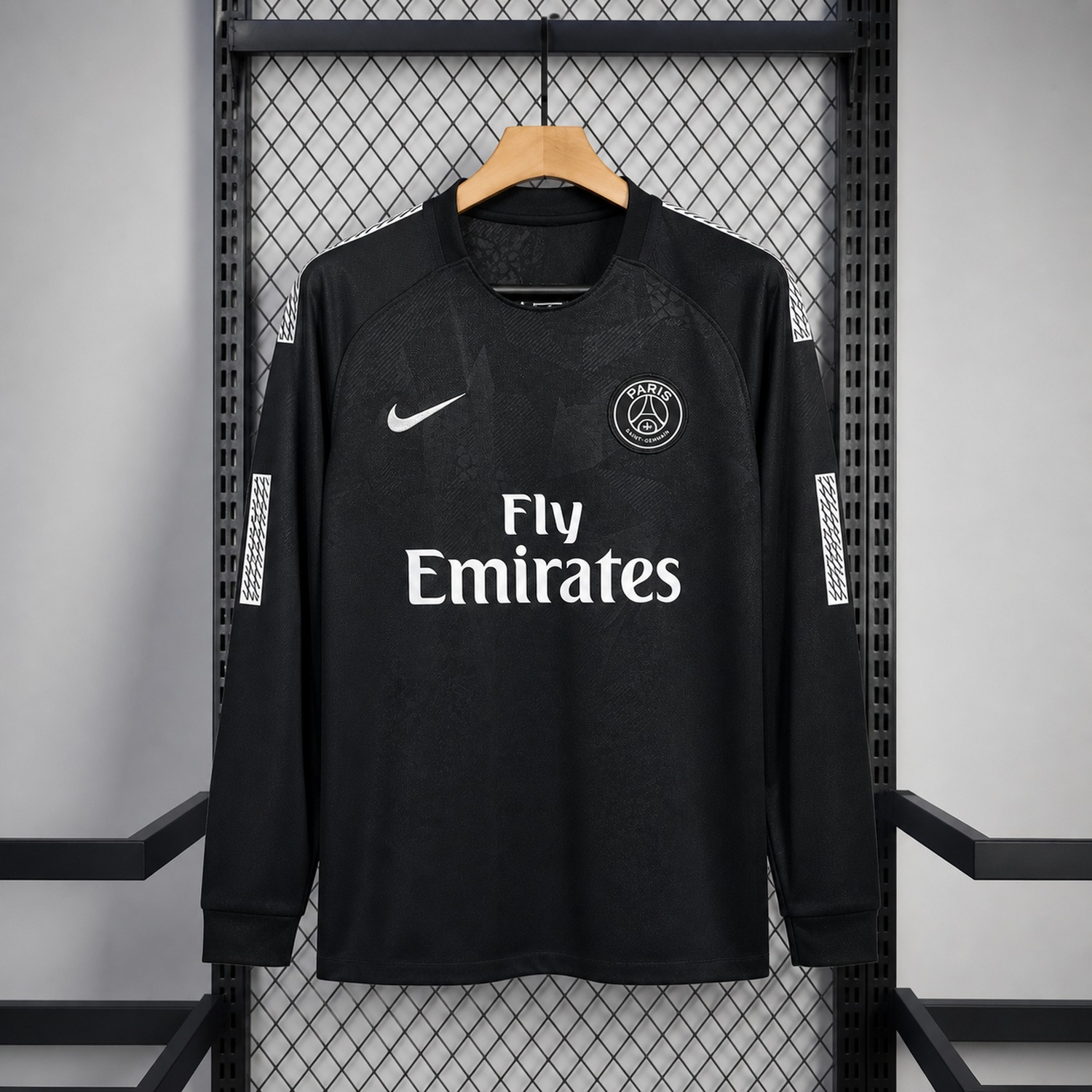 Retro Paris Saint-Germain PSG 2017-18 Third Long Sleeves Jersey - ManixJersey