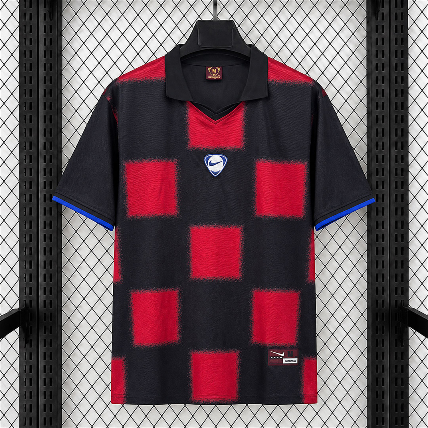 Croatia 2026 x Cactus Jack Total 90 Retro Style Red Black Jersey - Fans Version - ManixJersey