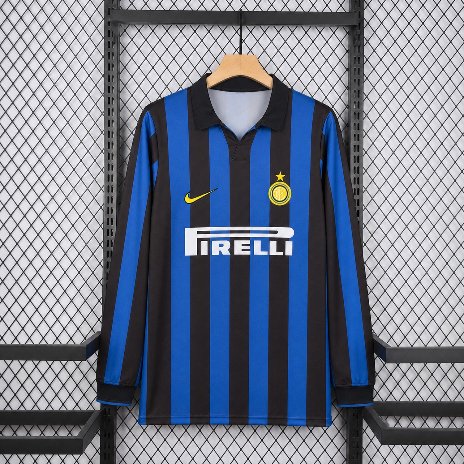 Retro Inter Milan 1998-99 Home Long Sleeves Jersey - ManixJersey