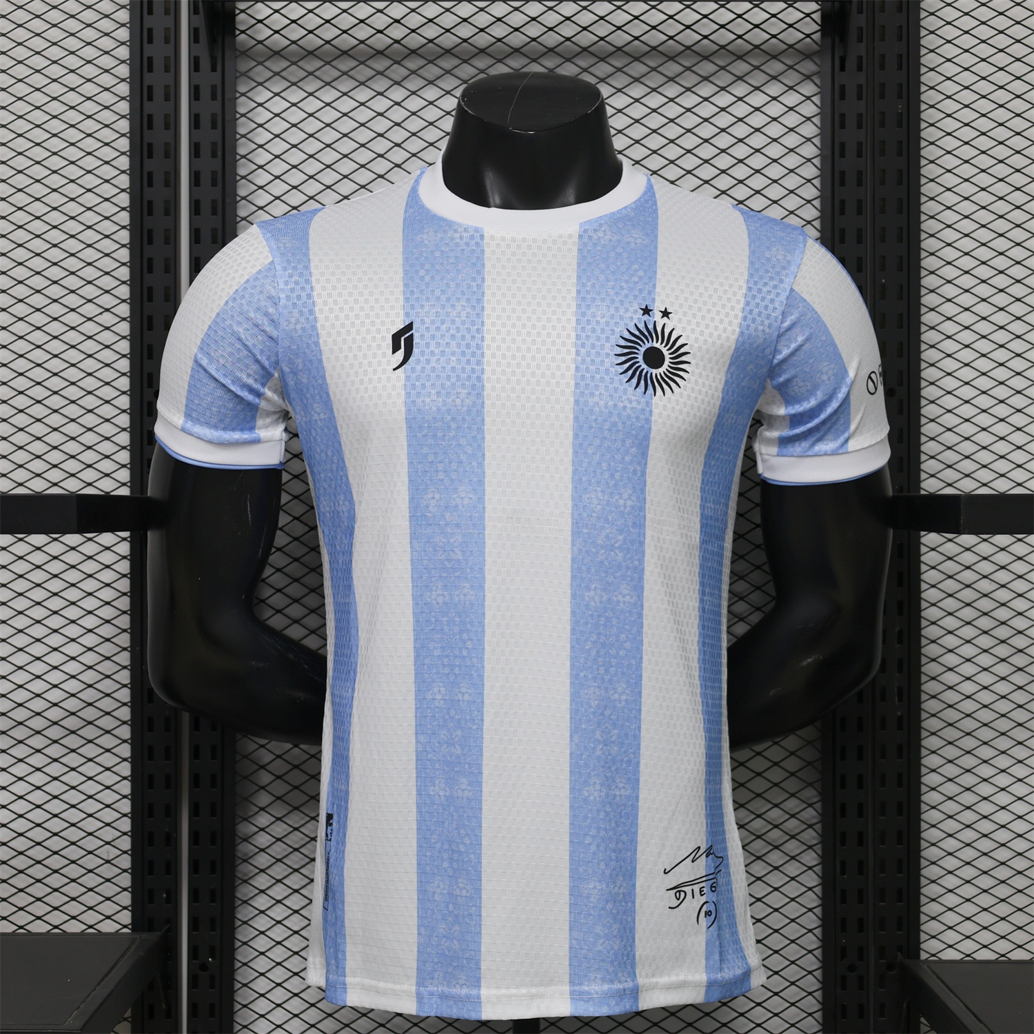 Argentina 2026 Blue And White Diego Memory Special Jersey - Player Version - ManixJersey