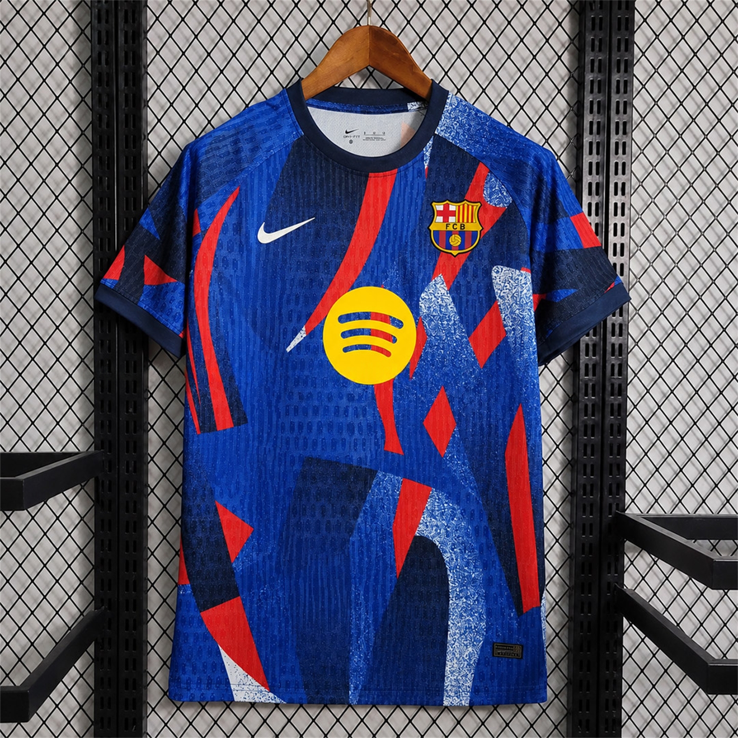 Barcelona 25-26 Blue With Red Pre-Match Jersey - Fans Version - ManixJersey