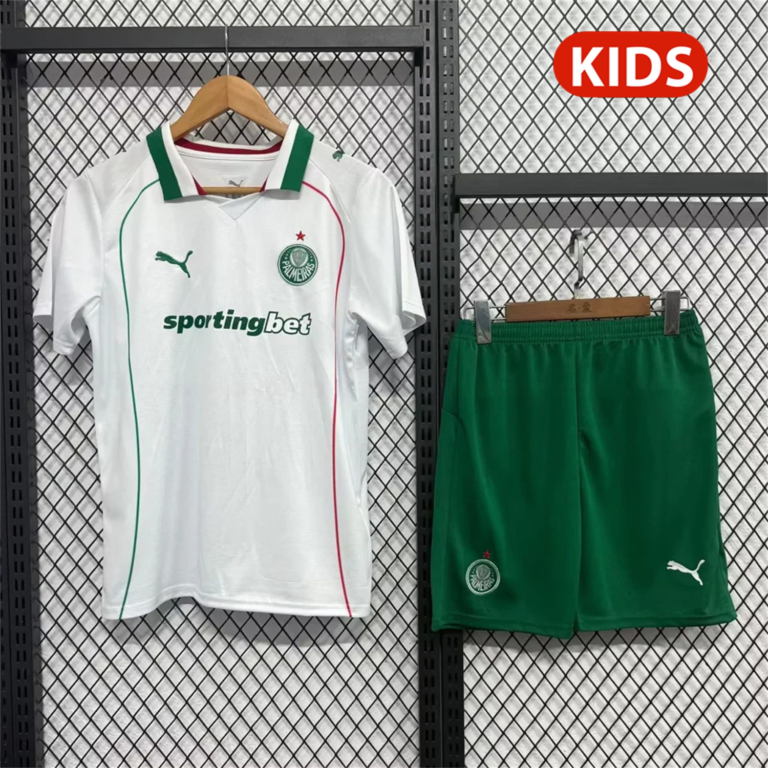 Palmeiras 26-27 Away Kids Kit - ManixJersey