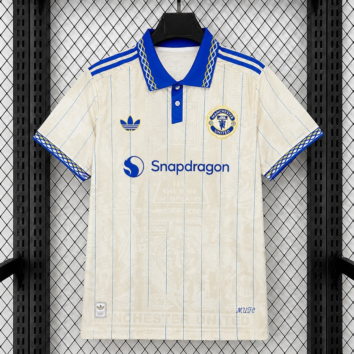 Manchester United 26-27 Memorabilia Cream Jersey - Fans Version - ManixJersey