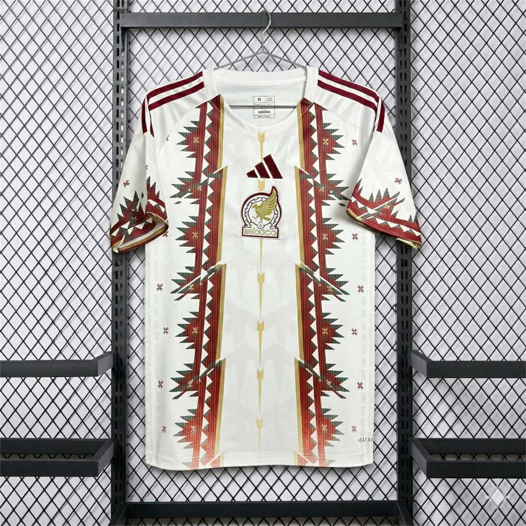 Mexico 2026 Thorn Pattern White Special Jersey - Fans Version - ManixJersey