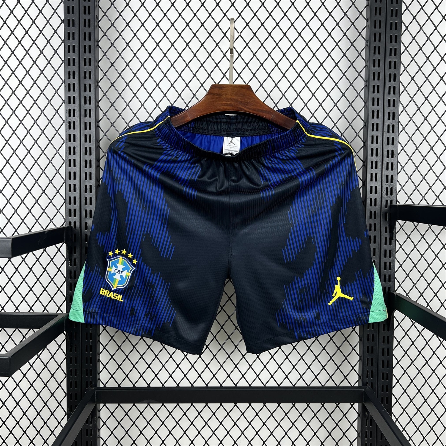 Brazil 2026 Away Blue Shorts - Fans Version - ManixJersey