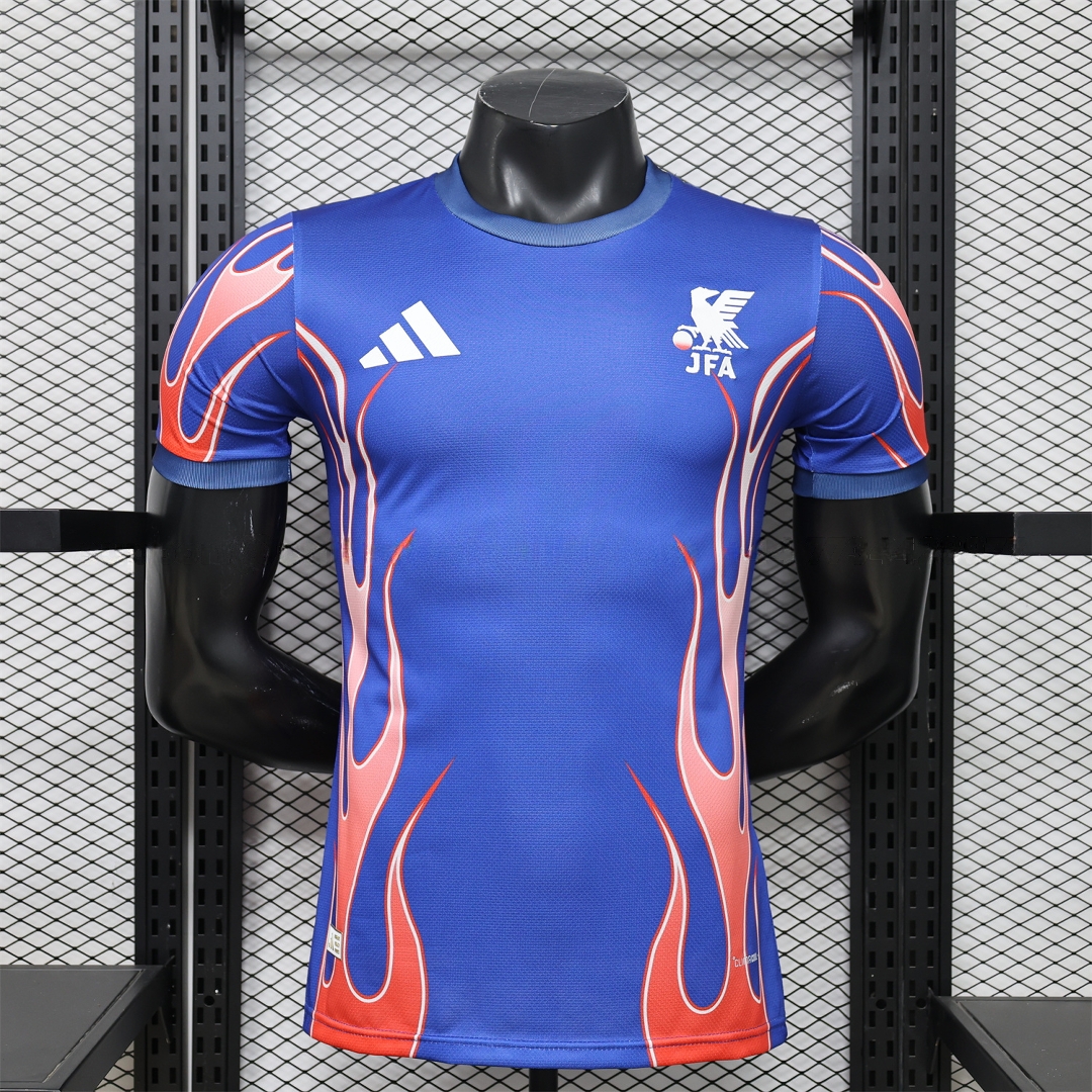 Japan 2026 Red Fire Blue Special Jersey - Player Version - ManixJersey