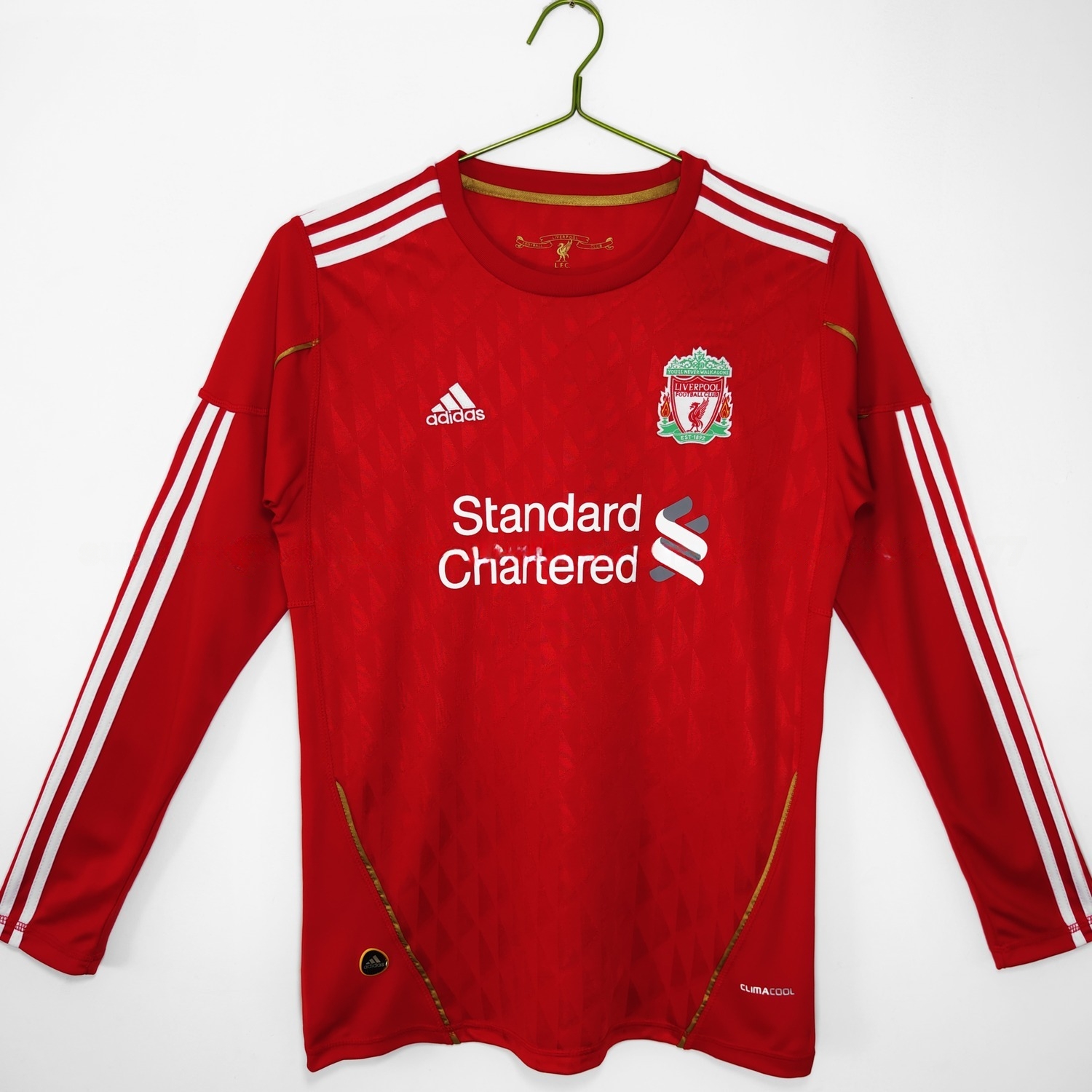 Retro Liver.pool 2010-11 Home Long Sleeves Jersey - ManixJersey